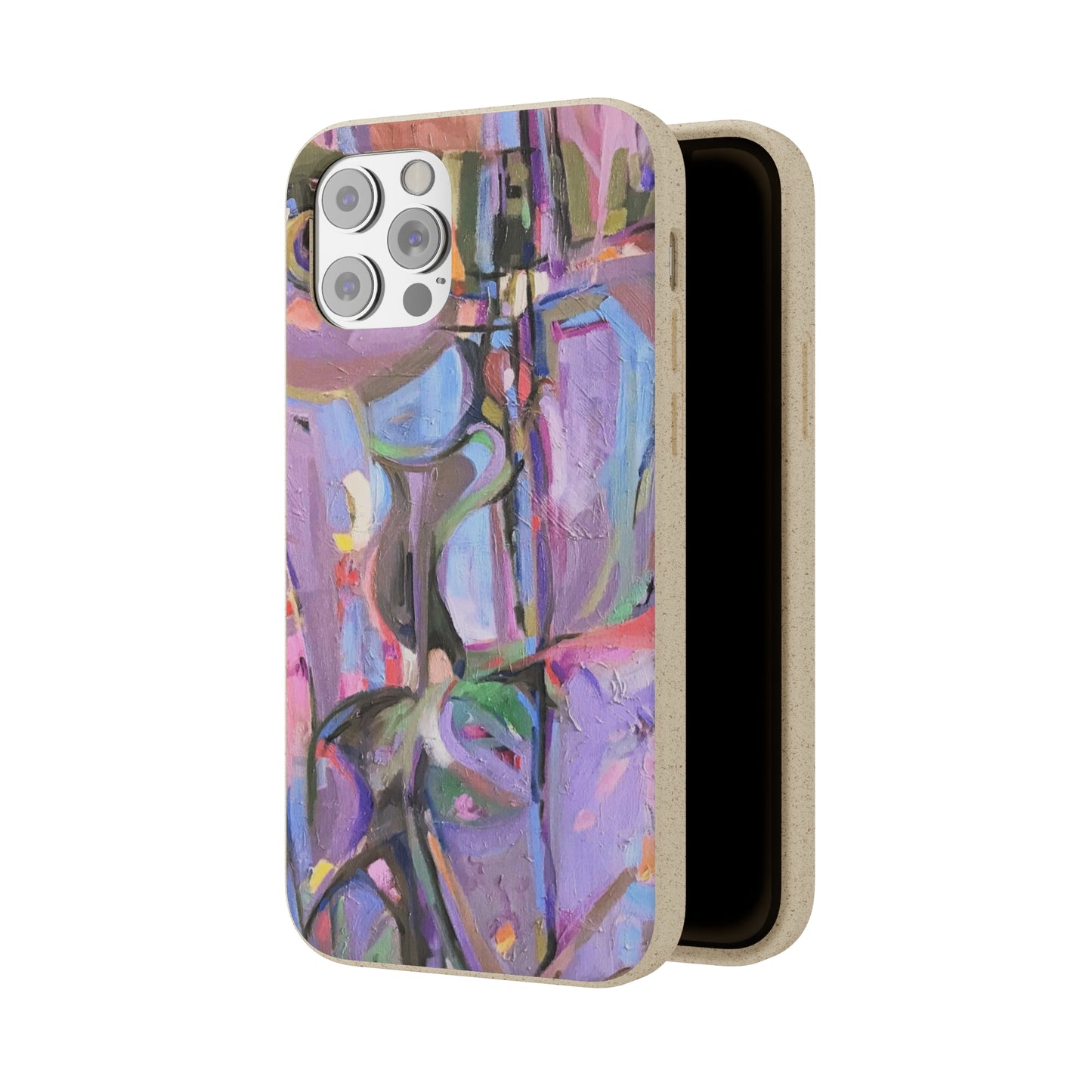 Biodegradable Phone Case with 'Passages' Abstract Original Artwork by Barbara Cleary