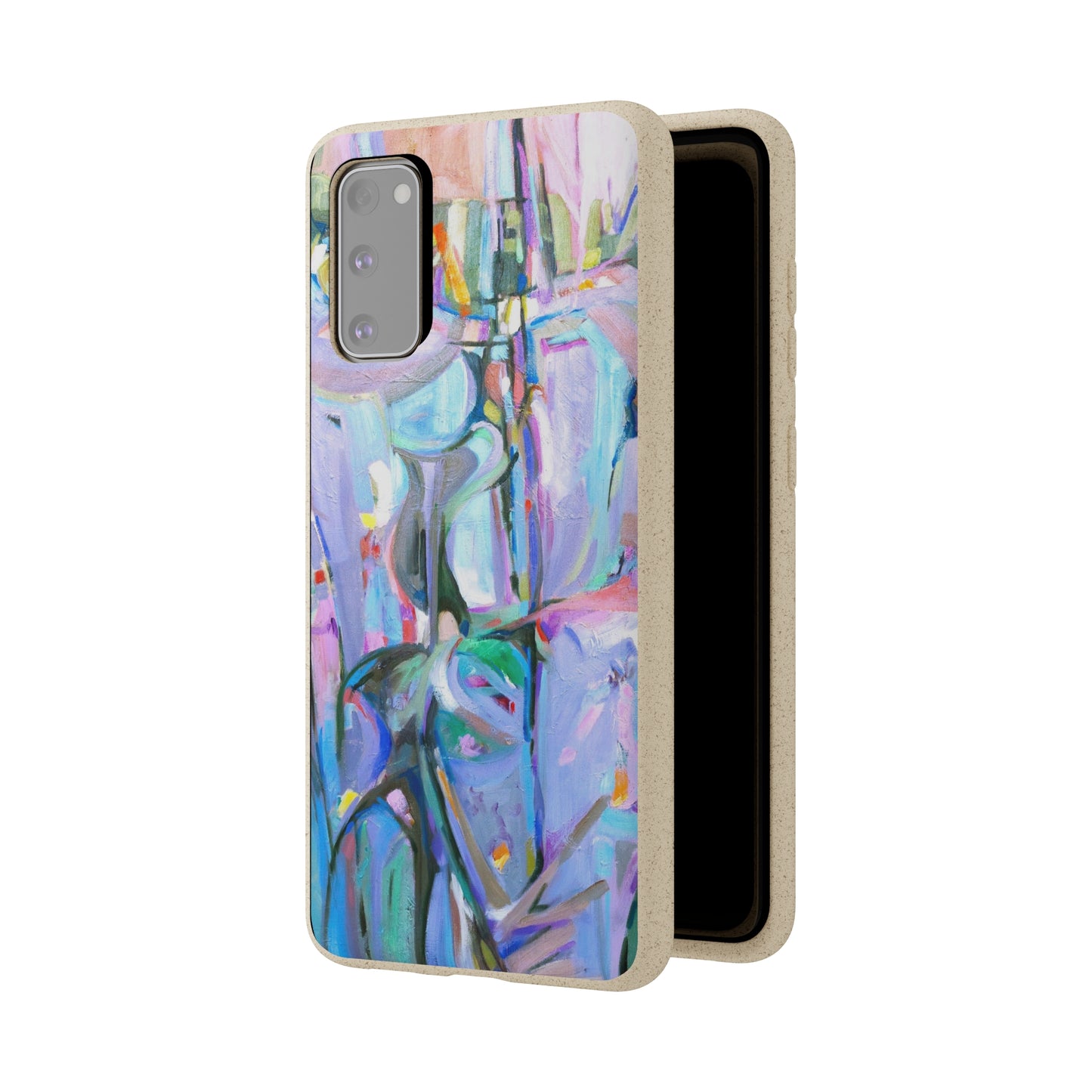 Biodegradable Phone Case with 'Passages' Abstract Original Artwork by Barbara Cleary