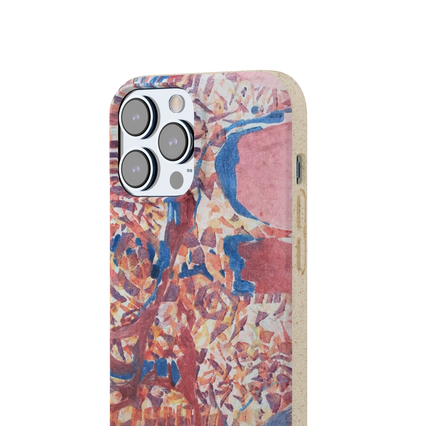 Biodegradable Phone Case with 'Abstract Fusion' Abstract Original Artwork by Barbara Cleary