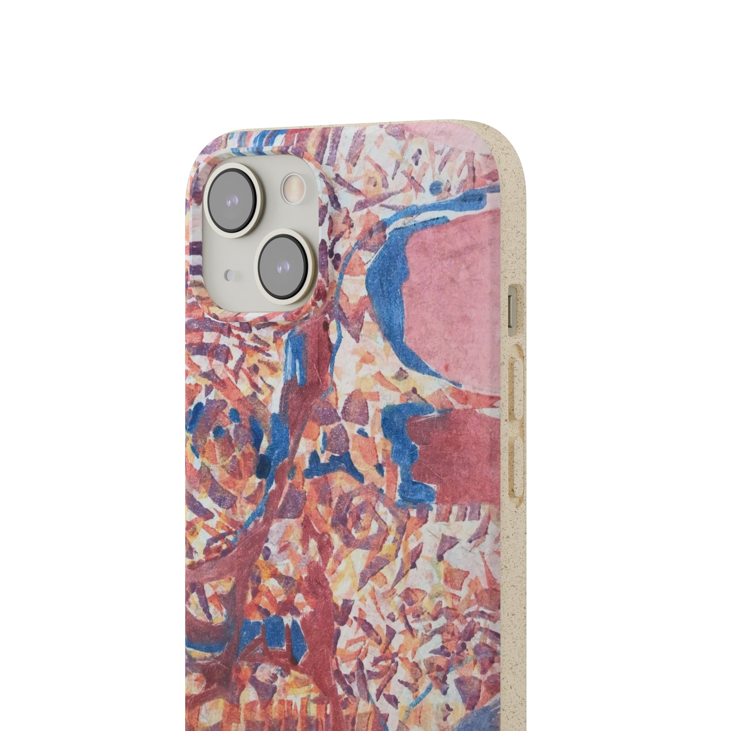 Biodegradable Phone Case with 'Abstract Fusion' Abstract Original Artwork by Barbara Cleary