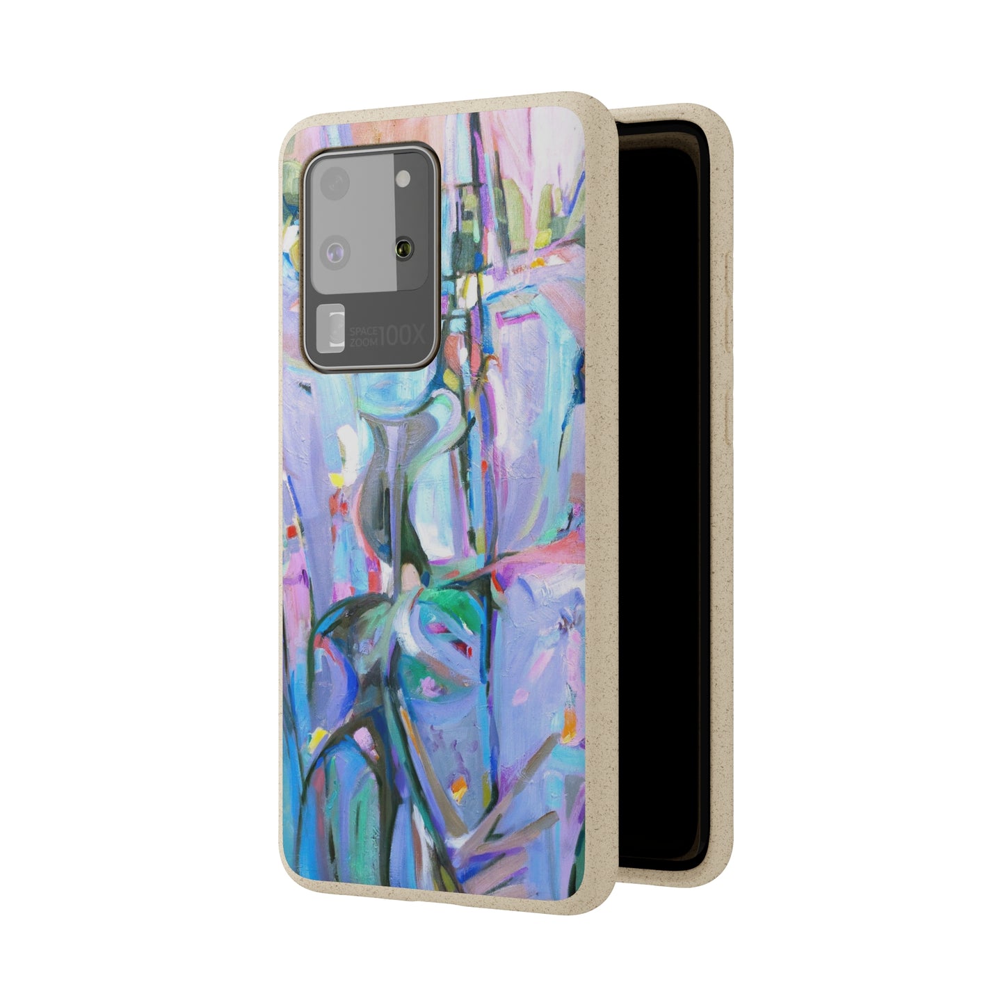 Biodegradable Phone Case with 'Passages' Abstract Original Artwork by Barbara Cleary