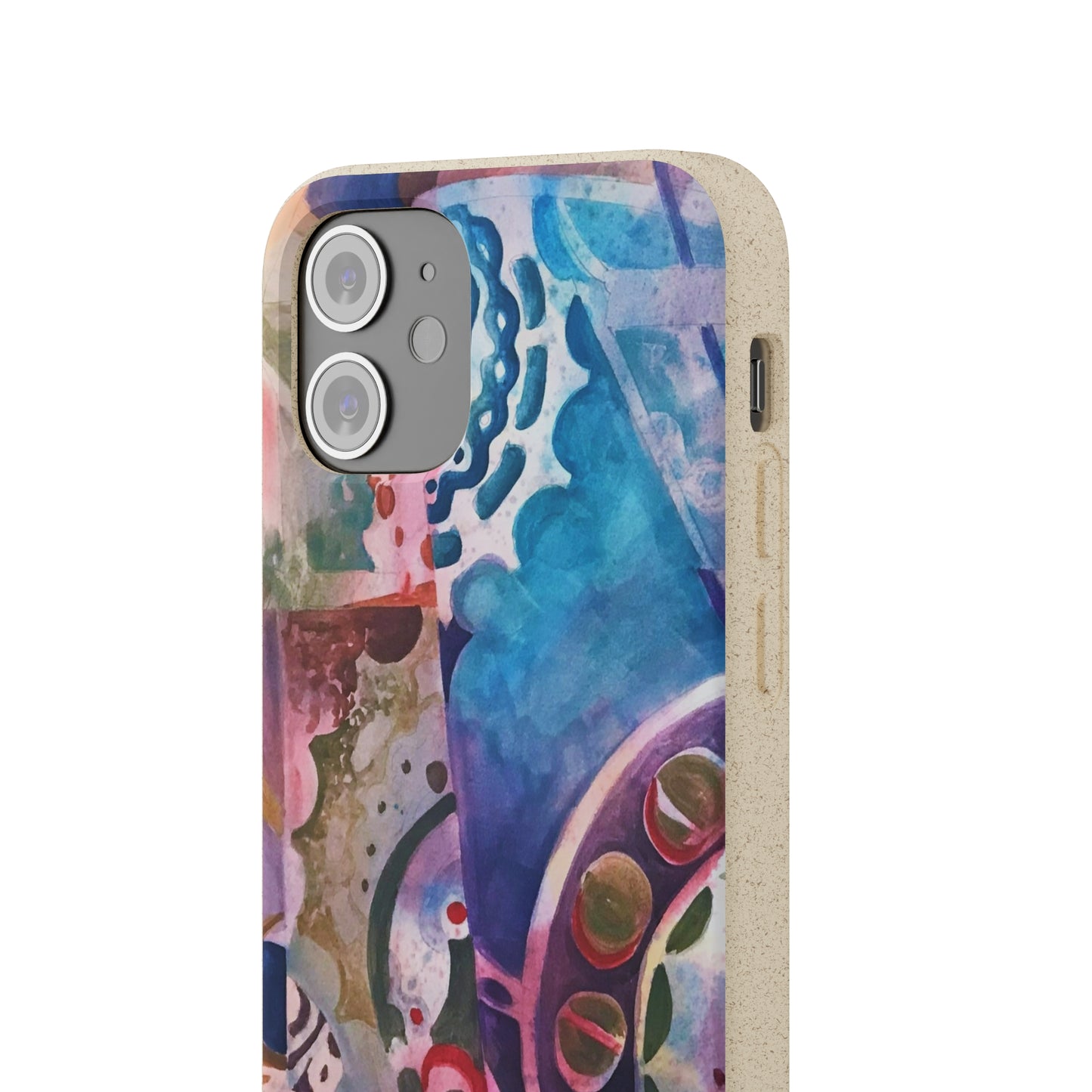 Biodegradable Phone Case with 'Kaleidoscope' Abstract Original Artwork by Barbara Cleary