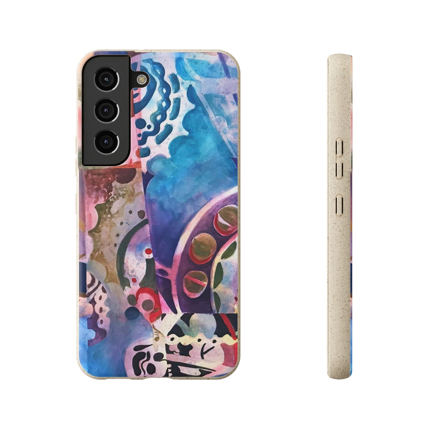 Biodegradable Phone Case with 'Kaleidoscope' Abstract Original Artwork by Barbara Cleary