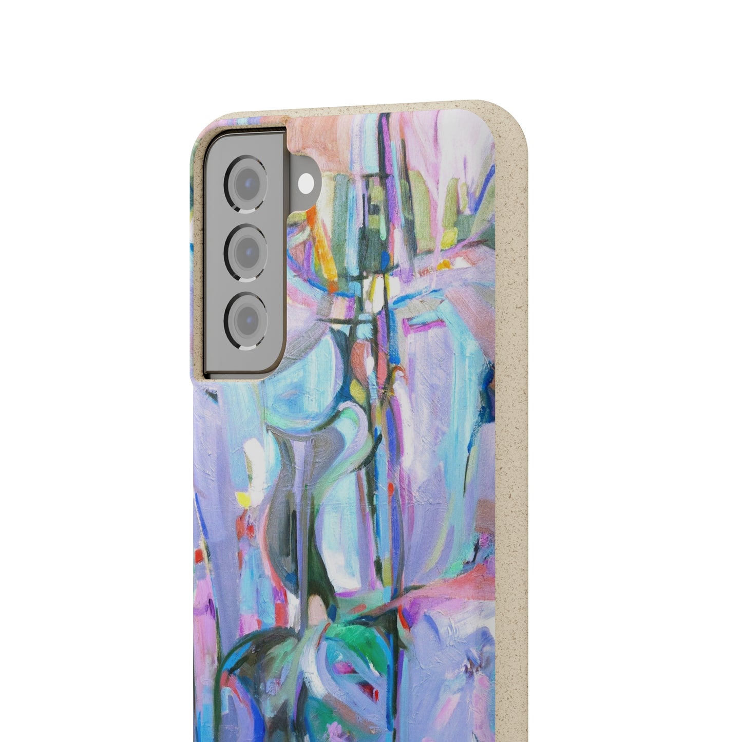 Biodegradable Phone Case with 'Passages' Abstract Original Artwork by Barbara Cleary