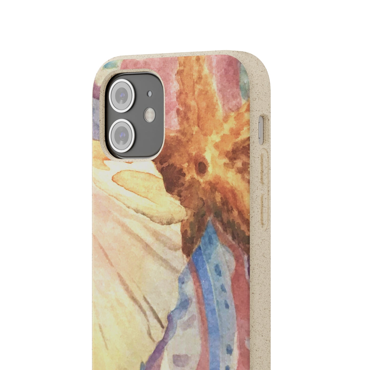 Biodegradable Phone Case with 'Treasures of the Tide' Watercolor Original Artwork by Barbara Cleary