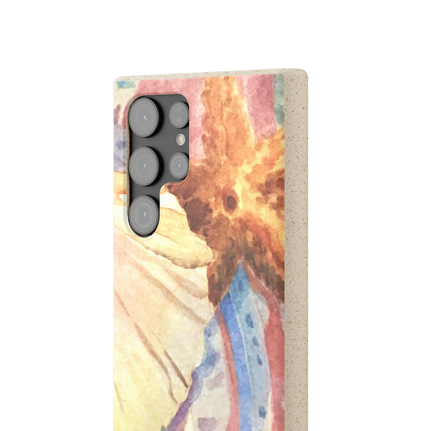 Biodegradable Phone Case with 'Treasures of the Tide' Watercolor Original Artwork by Barbara Cleary