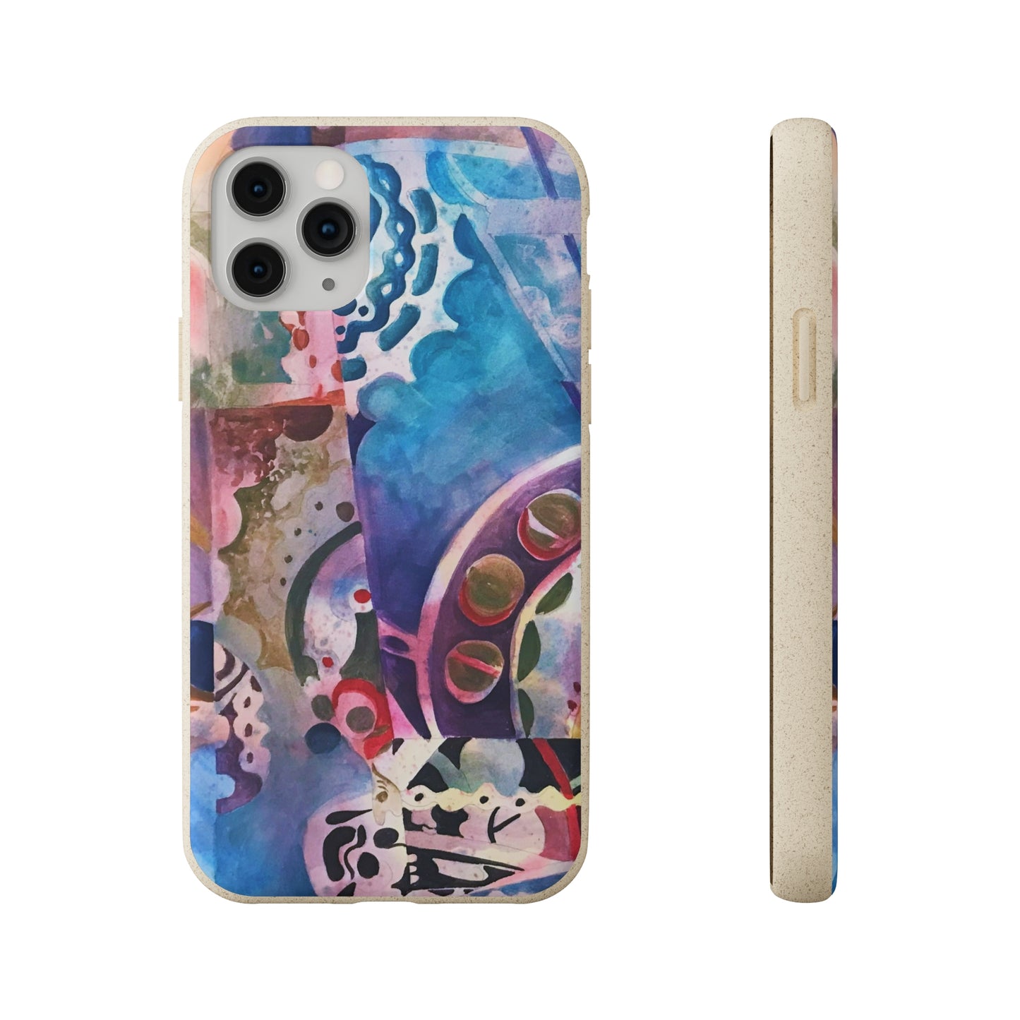 Biodegradable Phone Case with 'Kaleidoscope' Abstract Original Artwork by Barbara Cleary