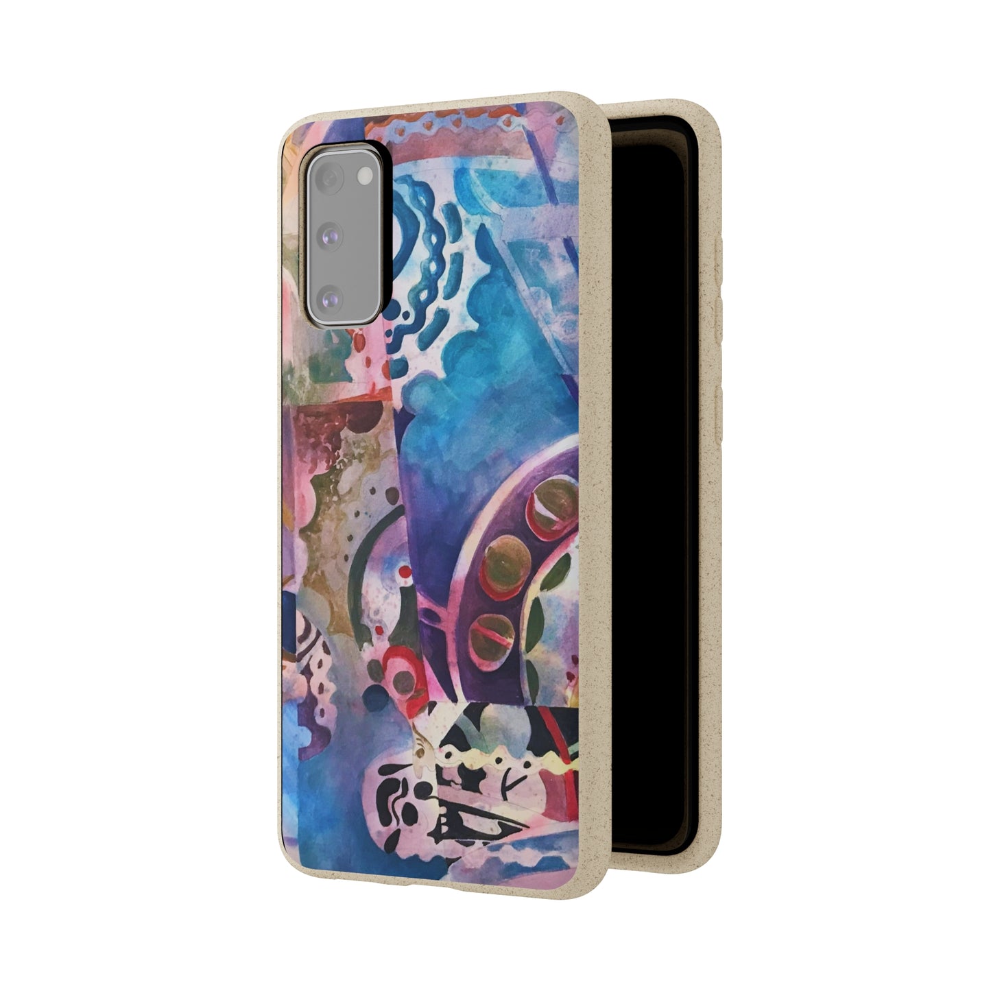 Biodegradable Phone Case with 'Kaleidoscope' Abstract Original Artwork by Barbara Cleary