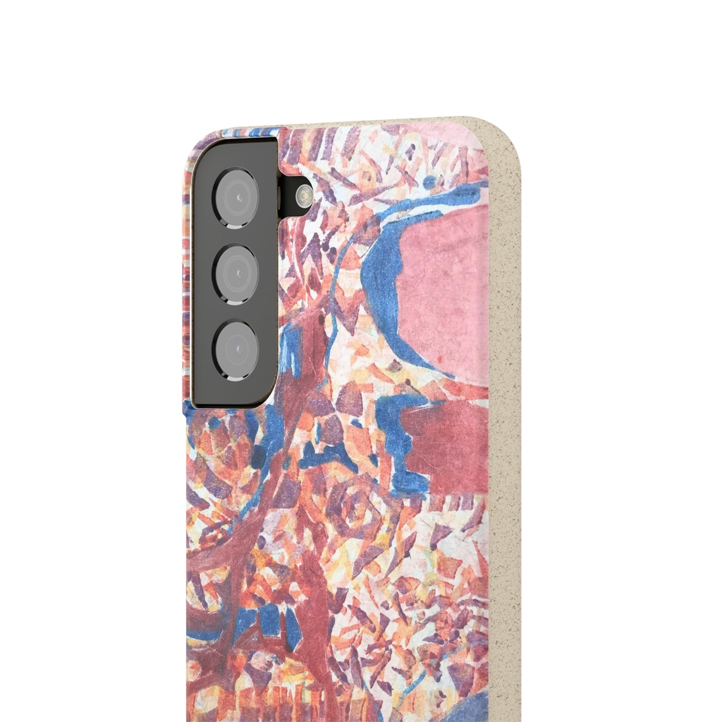 Biodegradable Phone Case with 'Abstract Fusion' Abstract Original Artwork by Barbara Cleary