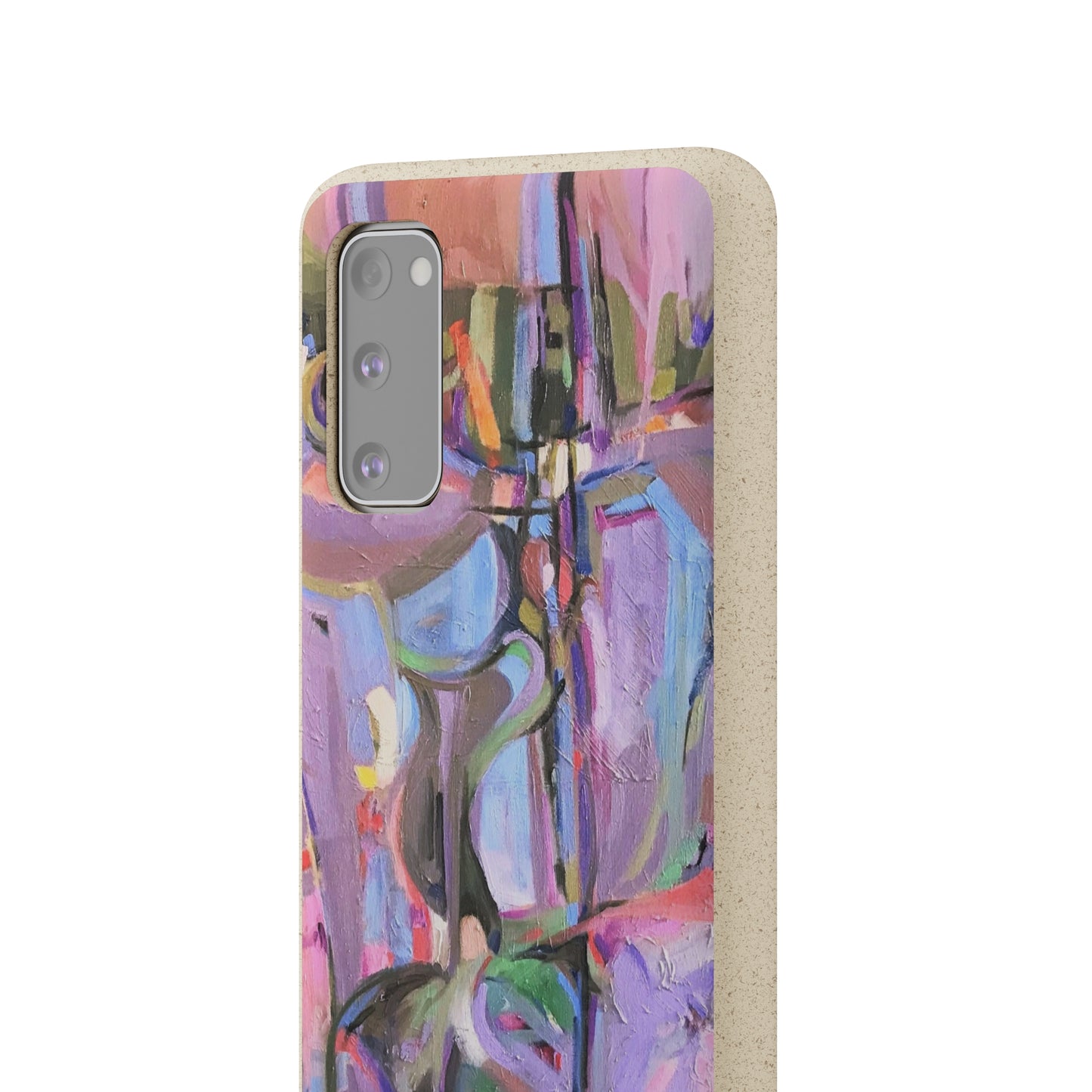 Biodegradable Phone Case with 'Passages' Abstract Original Artwork by Barbara Cleary