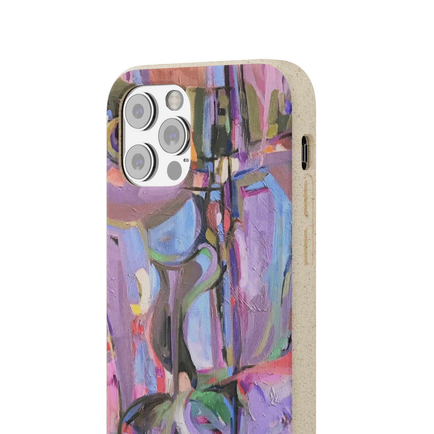 Biodegradable Phone Case with 'Passages' Abstract Original Artwork by Barbara Cleary