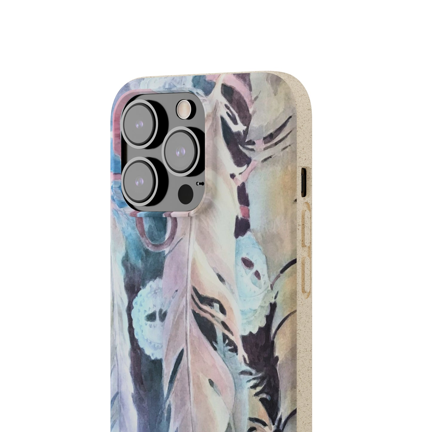 Biodegradable Phone Case with 'Conchos' Watercolor Original Artwork by Barbara Cleary