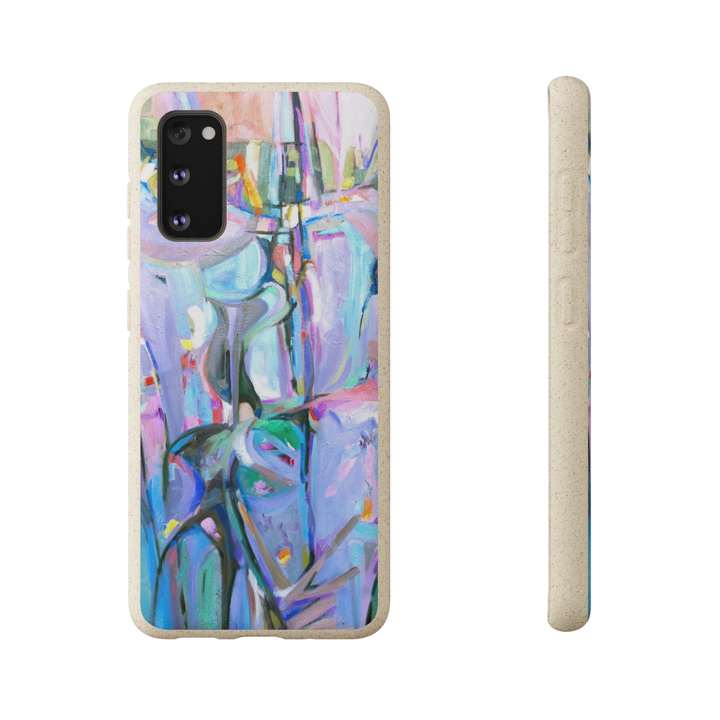 Biodegradable Phone Case with 'Passages' Abstract Original Artwork by Barbara Cleary