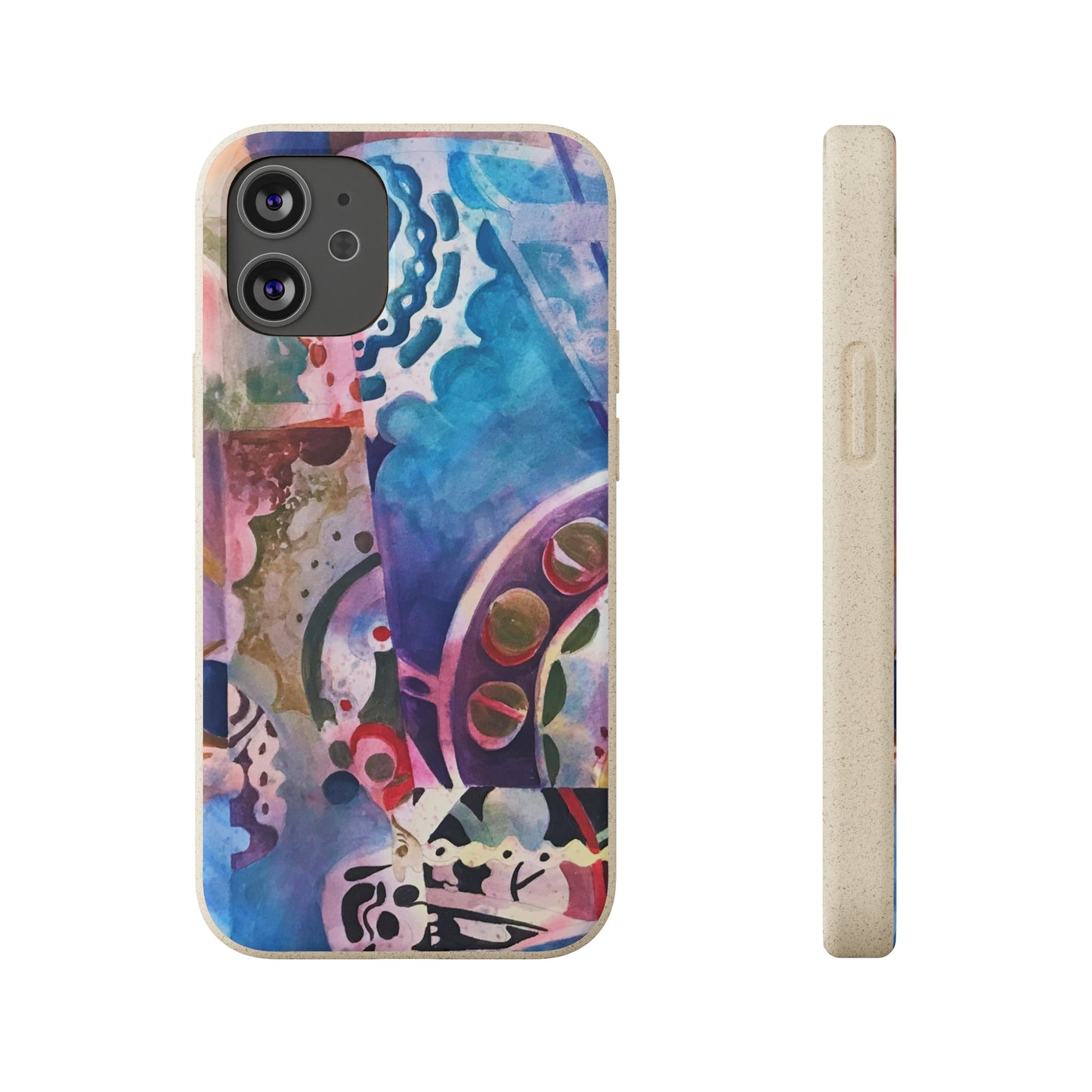 Biodegradable Phone Case with 'Kaleidoscope' Abstract Original Artwork by Barbara Cleary