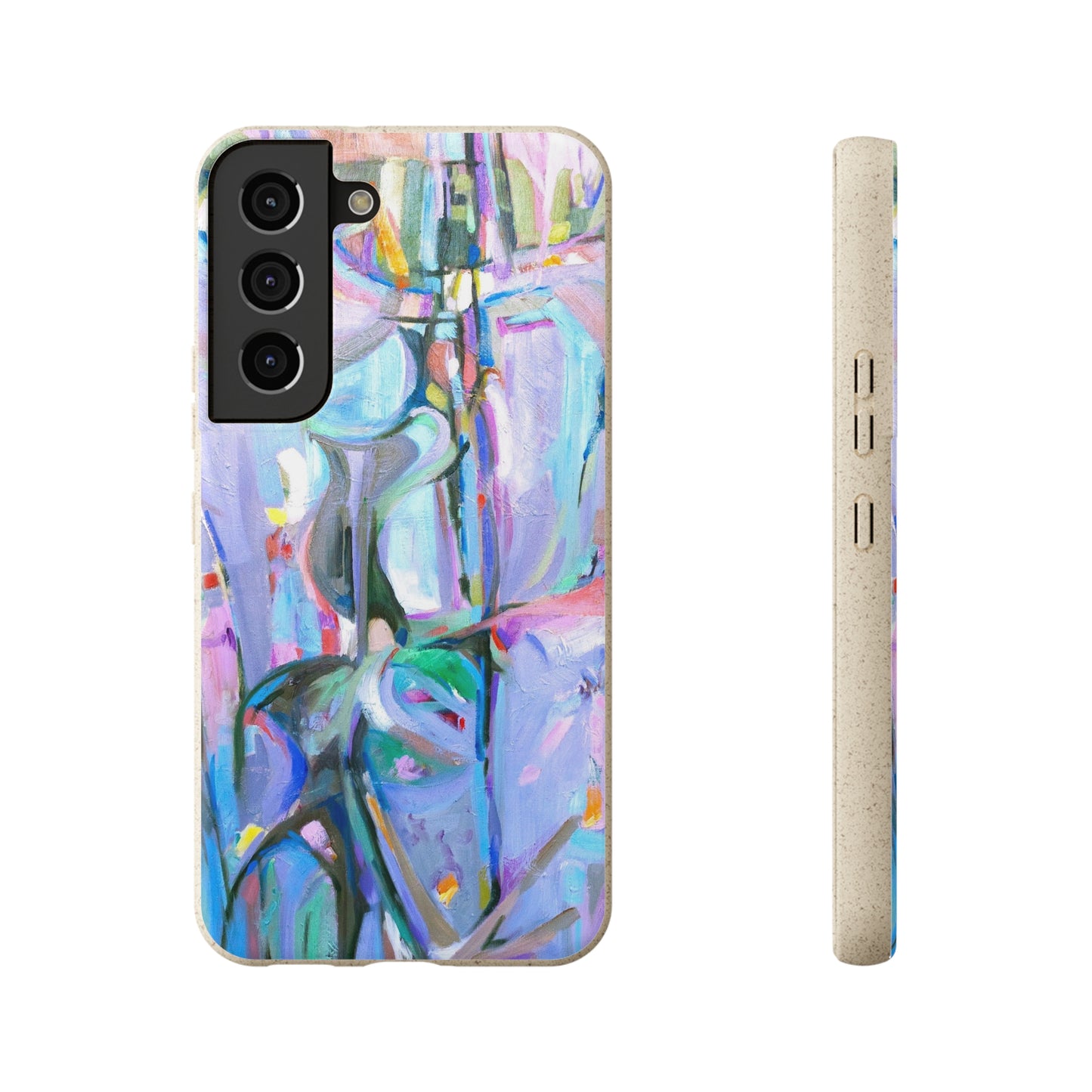 Biodegradable Phone Case with 'Passages' Abstract Original Artwork by Barbara Cleary