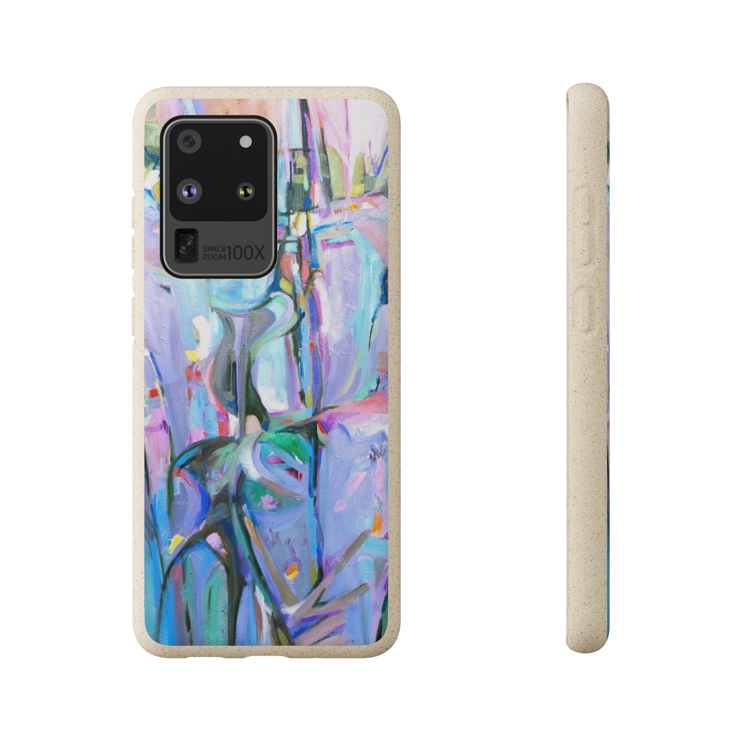 Biodegradable Phone Case with 'Passages' Abstract Original Artwork by Barbara Cleary