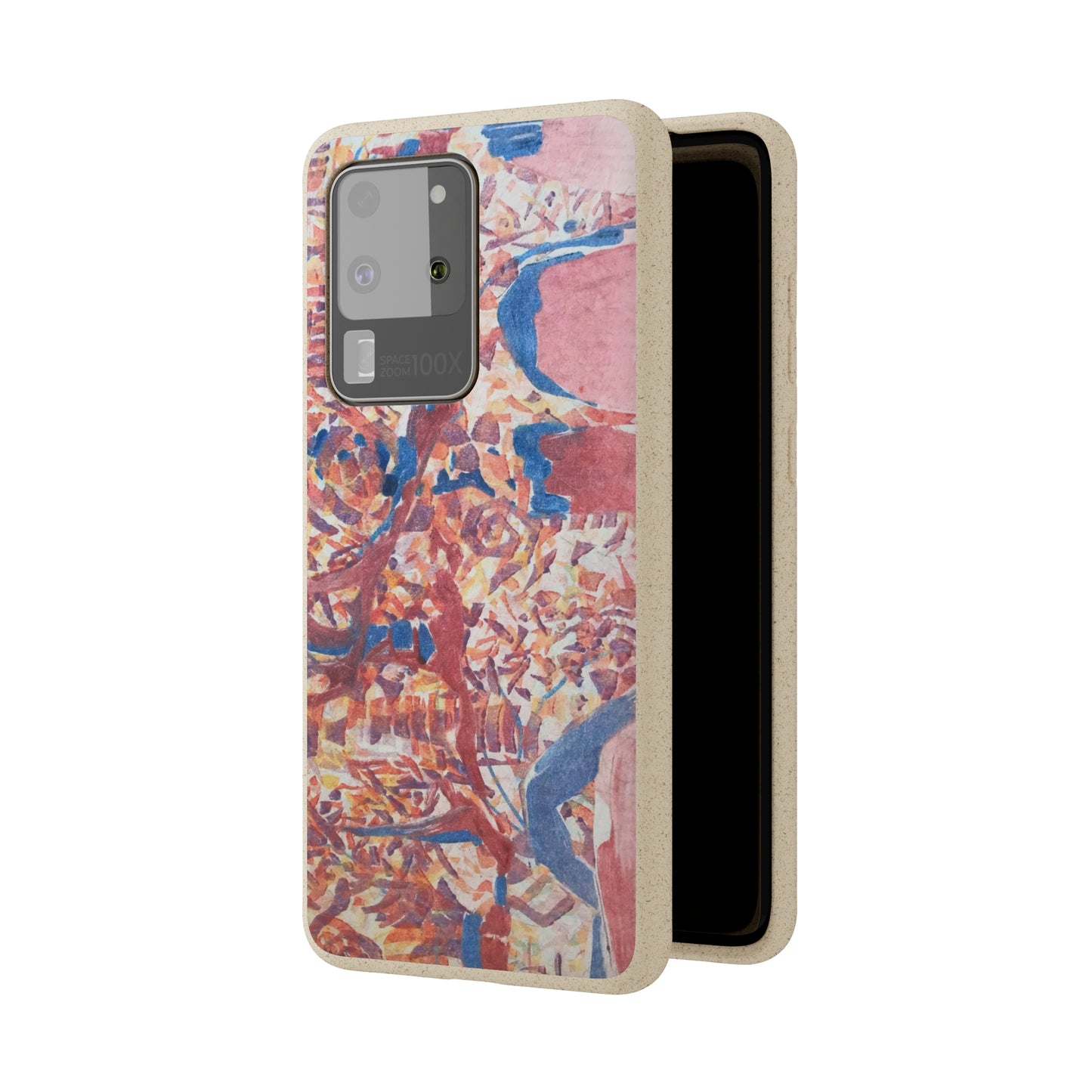 Biodegradable Phone Case with 'Abstract Fusion' Abstract Original Artwork by Barbara Cleary