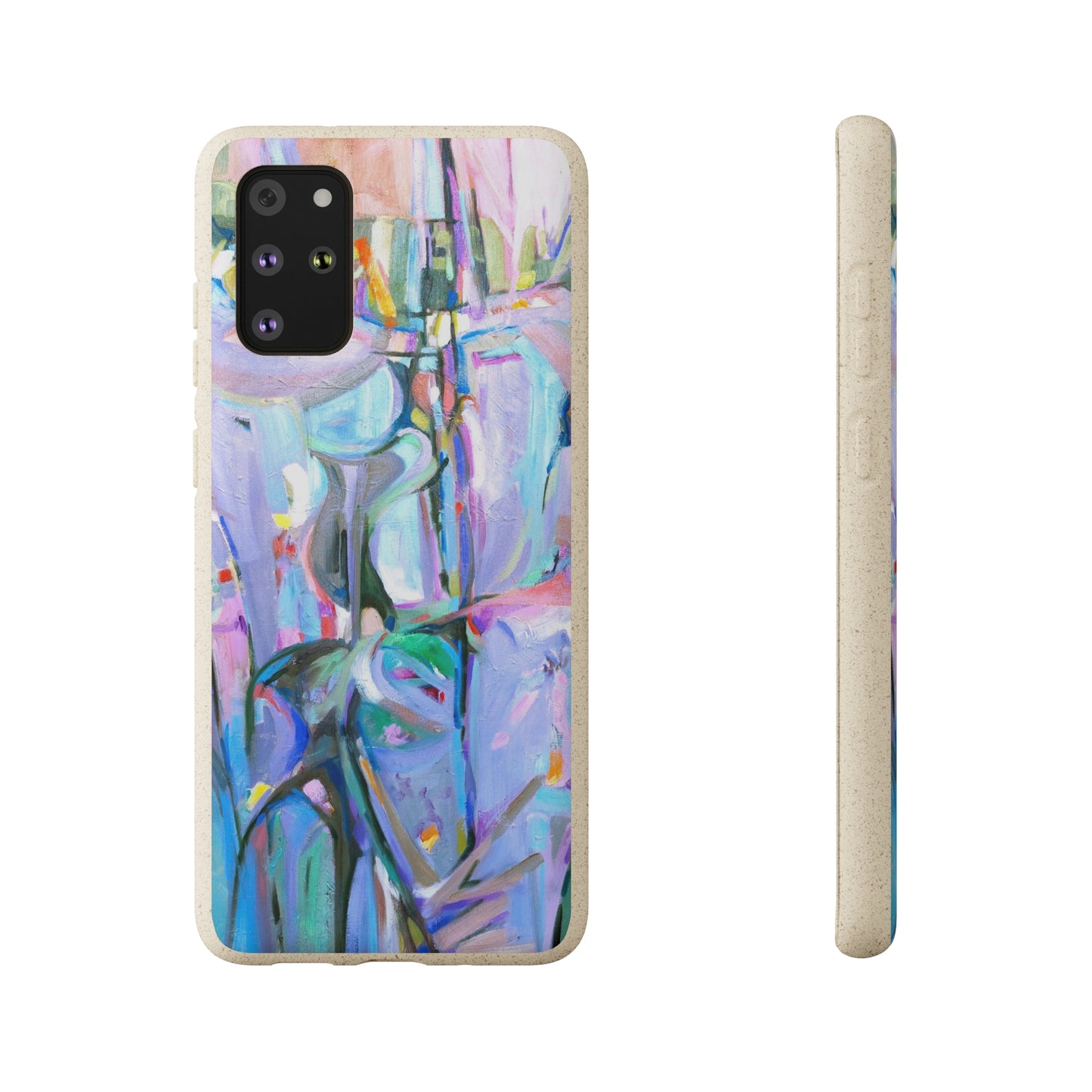 Biodegradable Phone Case with 'Passages' Abstract Original Artwork by Barbara Cleary