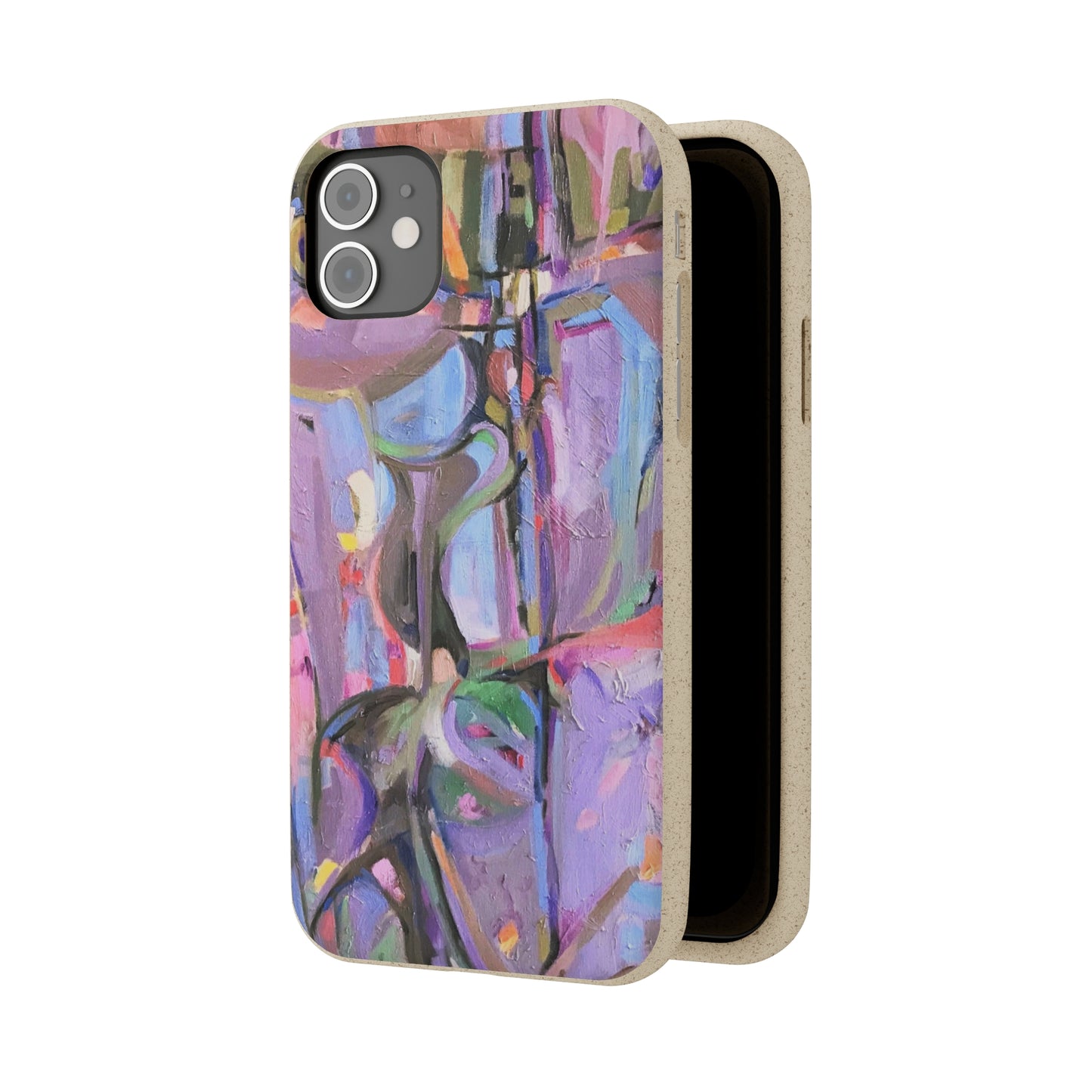 Biodegradable Phone Case with 'Passages' Abstract Original Artwork by Barbara Cleary