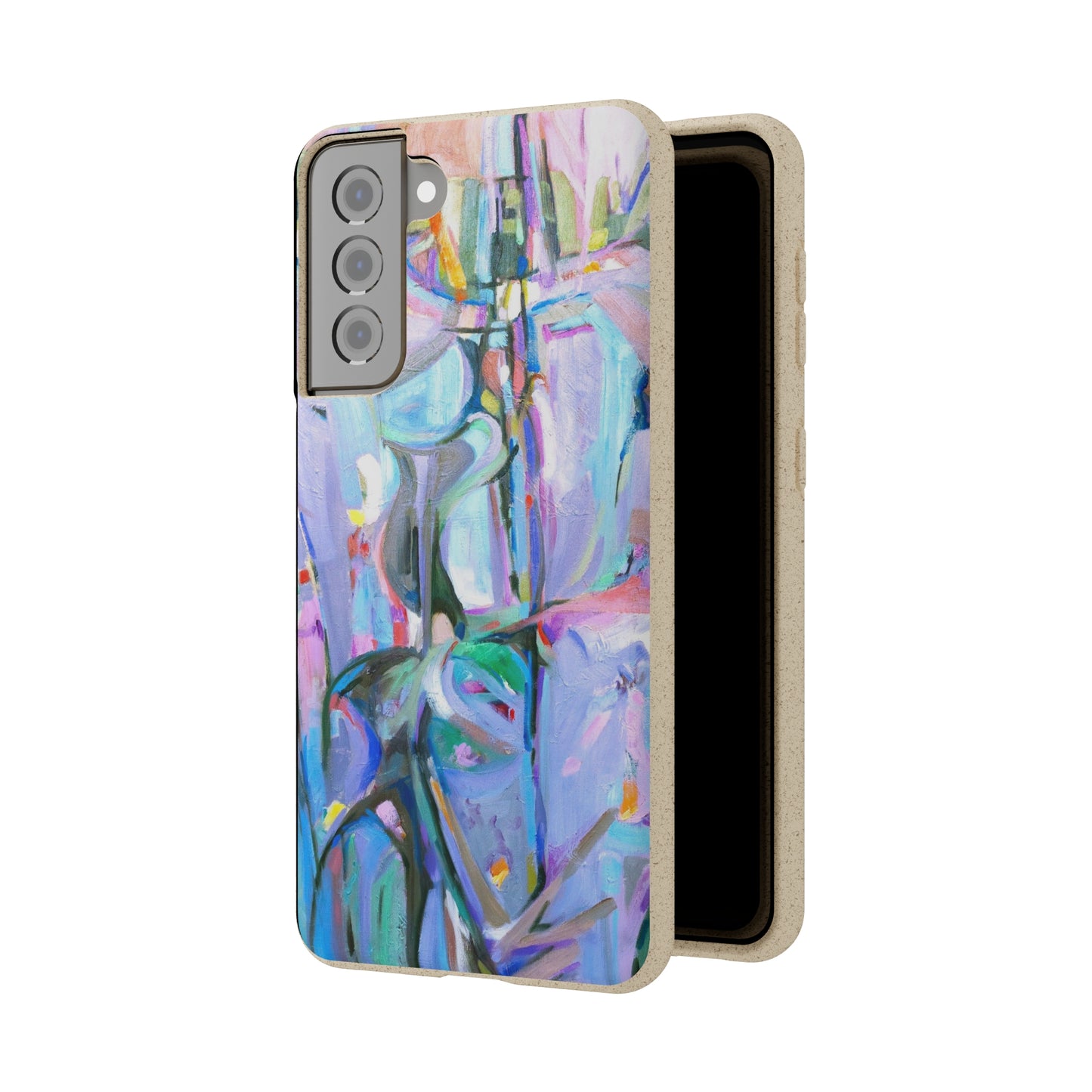 Biodegradable Phone Case with 'Passages' Abstract Original Artwork by Barbara Cleary