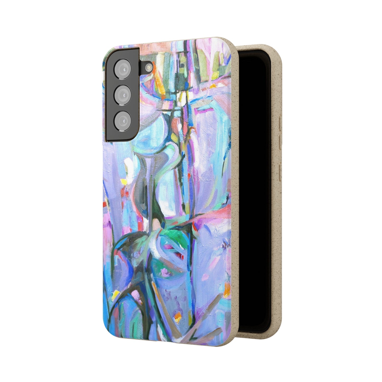 Biodegradable Phone Case with 'Passages' Abstract Original Artwork by Barbara Cleary