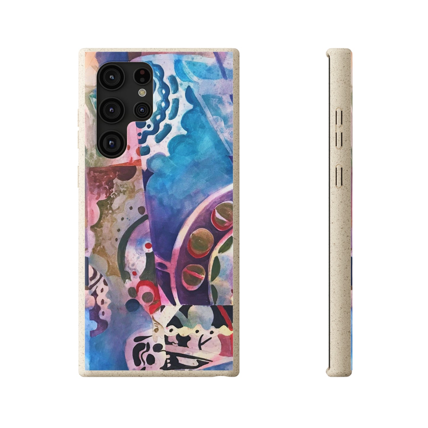 Biodegradable Phone Case with 'Kaleidoscope' Abstract Original Artwork by Barbara Cleary