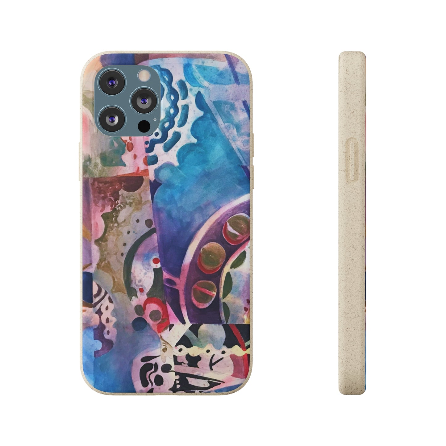 Biodegradable Phone Case with 'Kaleidoscope' Abstract Original Artwork by Barbara Cleary