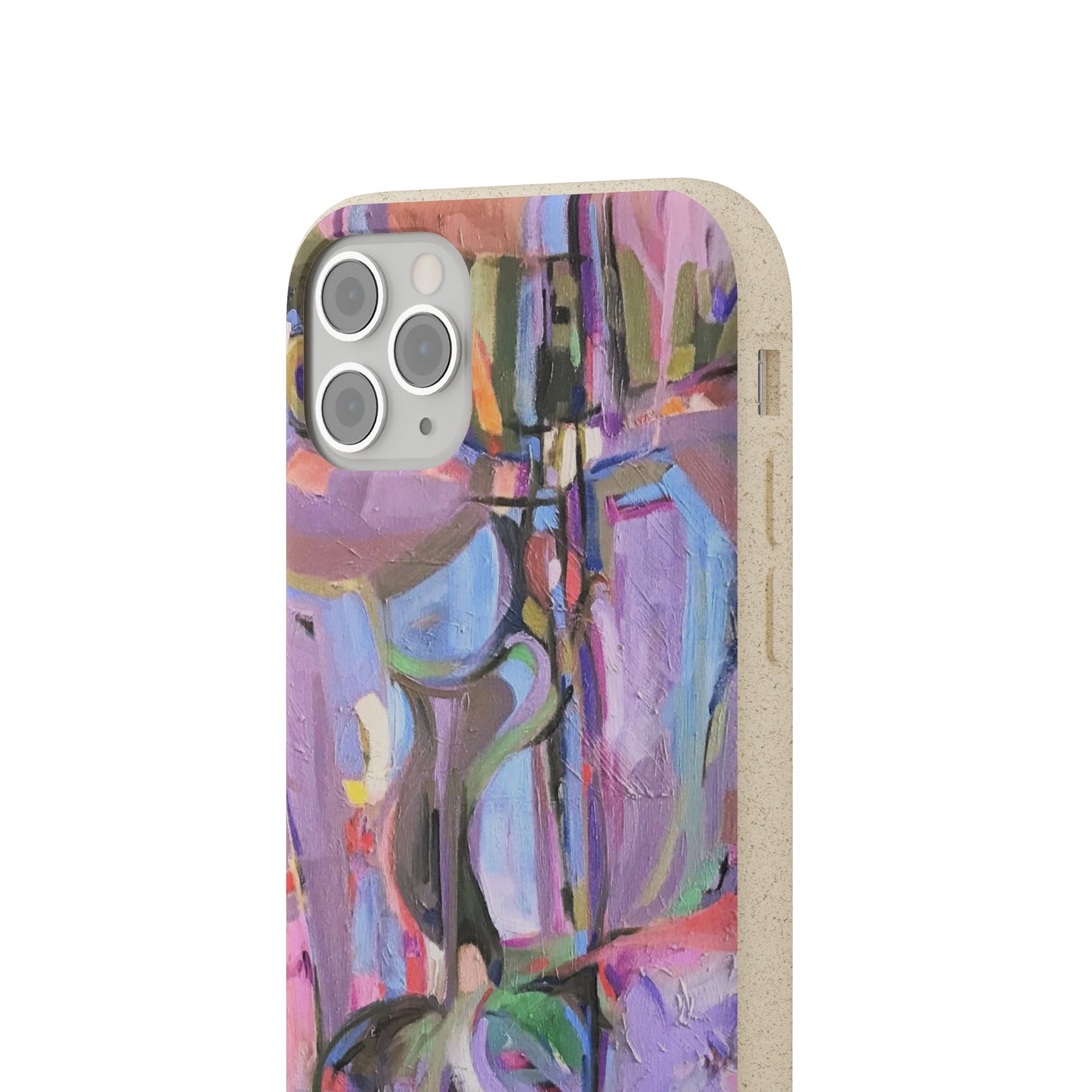 Biodegradable Phone Case with 'Passages' Abstract Original Artwork by Barbara Cleary