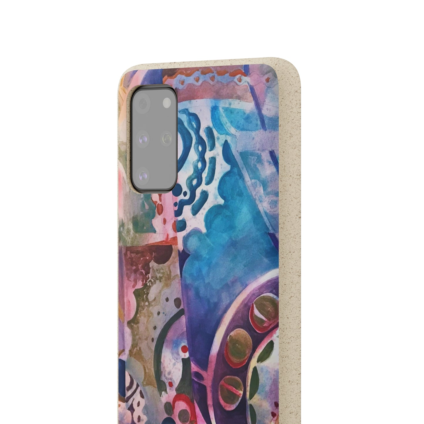 Biodegradable Phone Case with 'Kaleidoscope' Abstract Original Artwork by Barbara Cleary