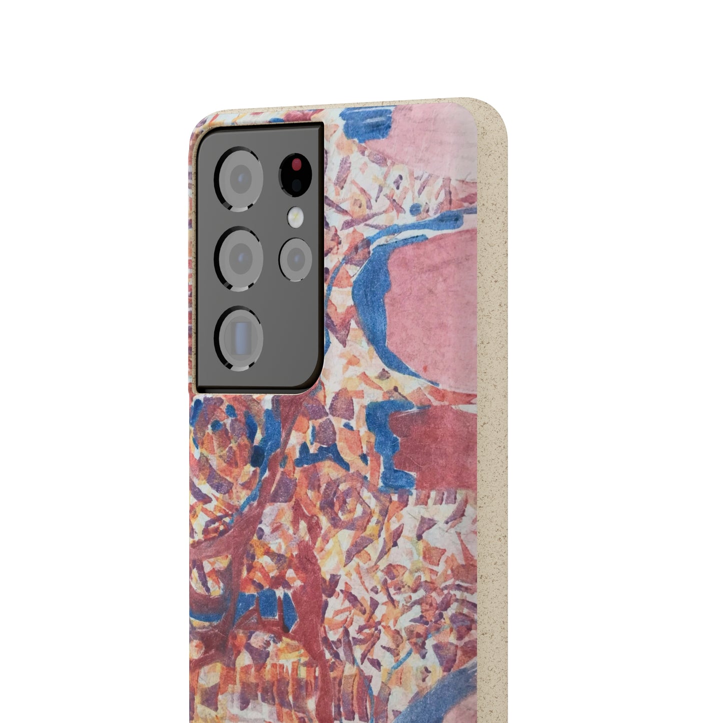 Biodegradable Phone Case with 'Abstract Fusion' Abstract Original Artwork by Barbara Cleary