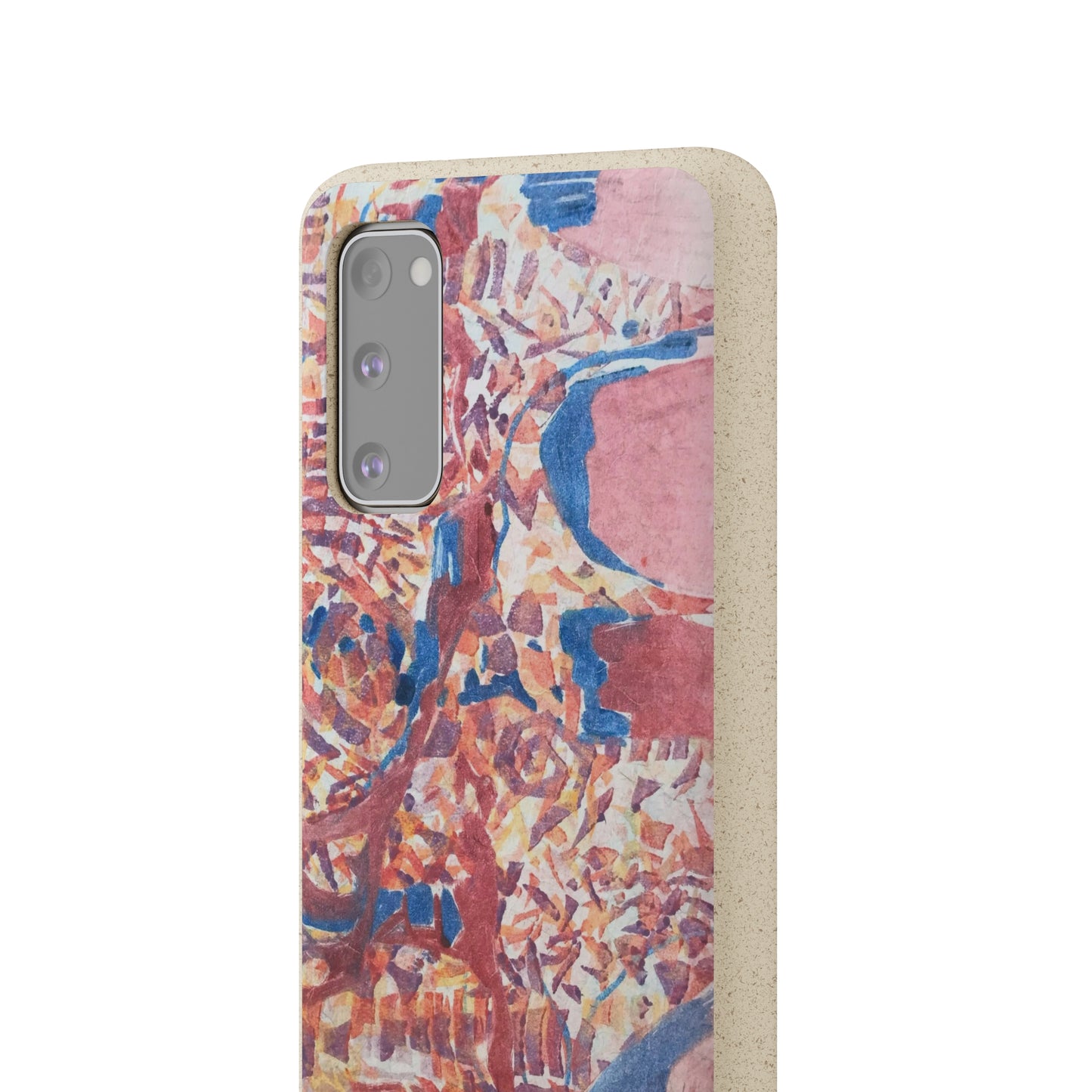 Biodegradable Phone Case with 'Abstract Fusion' Abstract Original Artwork by Barbara Cleary