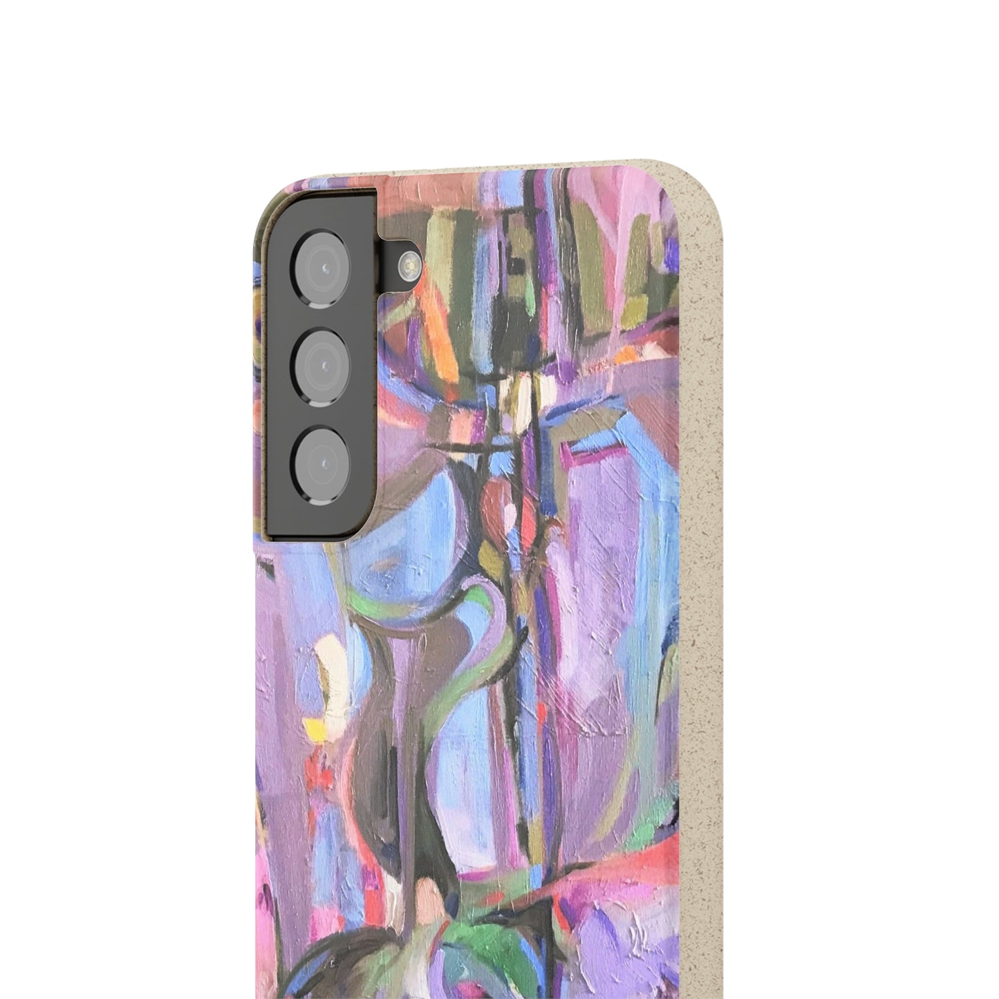 Biodegradable Phone Case with 'Passages' Abstract Original Artwork by Barbara Cleary