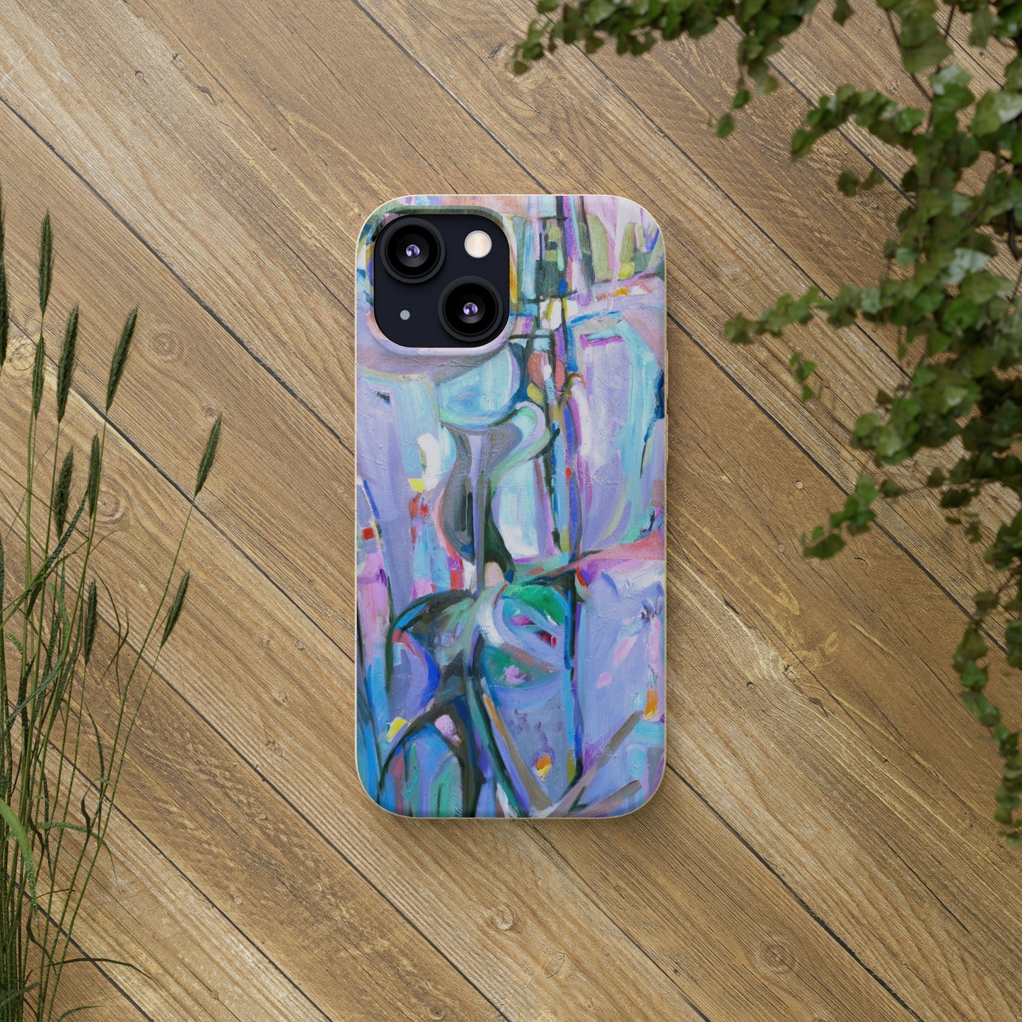 Biodegradable Phone Case with 'Passages' Abstract Original Artwork by Barbara Cleary