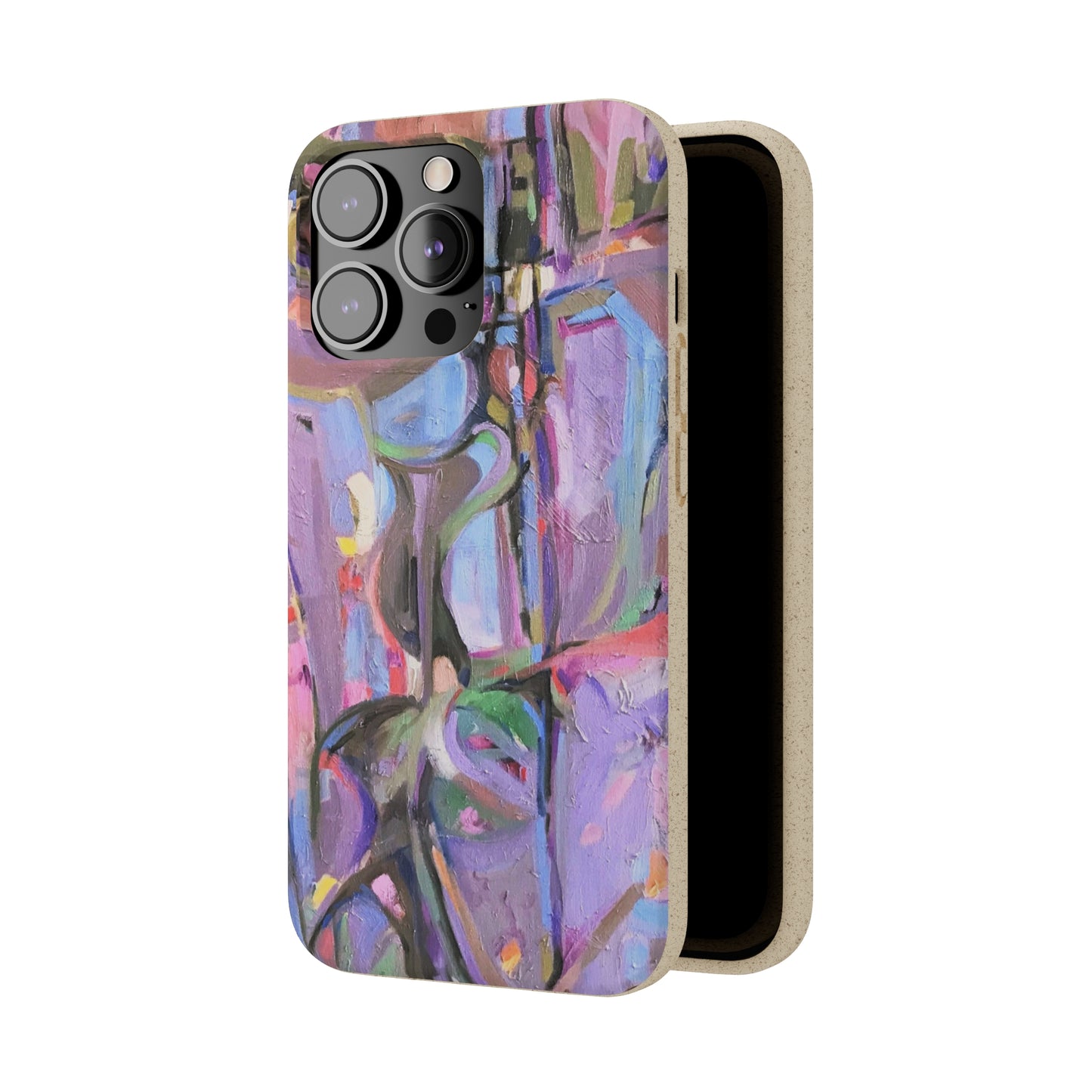 Biodegradable Phone Case with 'Passages' Abstract Original Artwork by Barbara Cleary