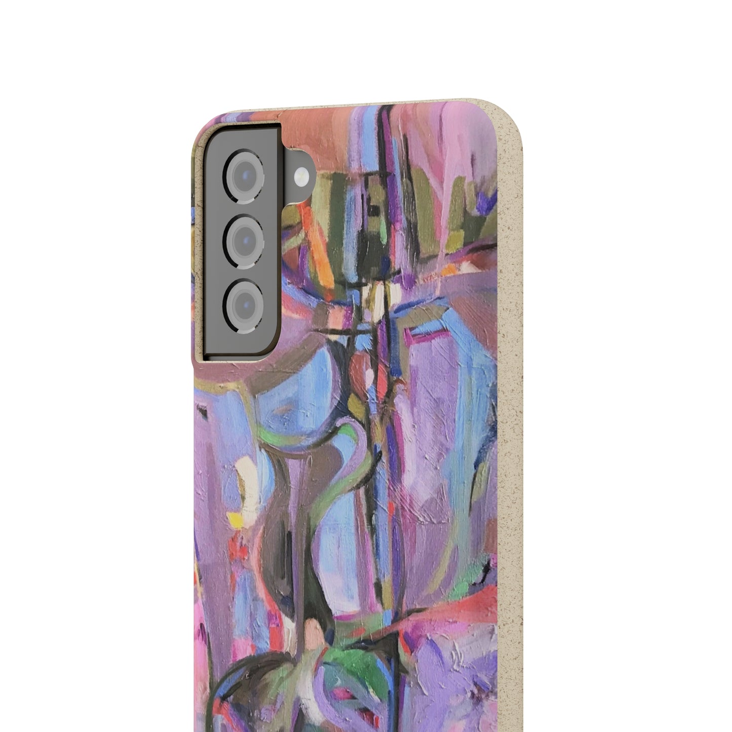 Biodegradable Phone Case with 'Passages' Abstract Original Artwork by Barbara Cleary