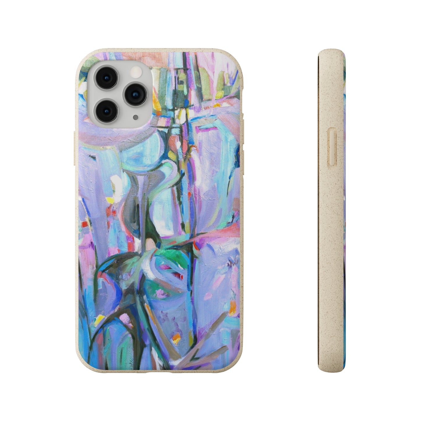 Biodegradable Phone Case with 'Passages' Abstract Original Artwork by Barbara Cleary