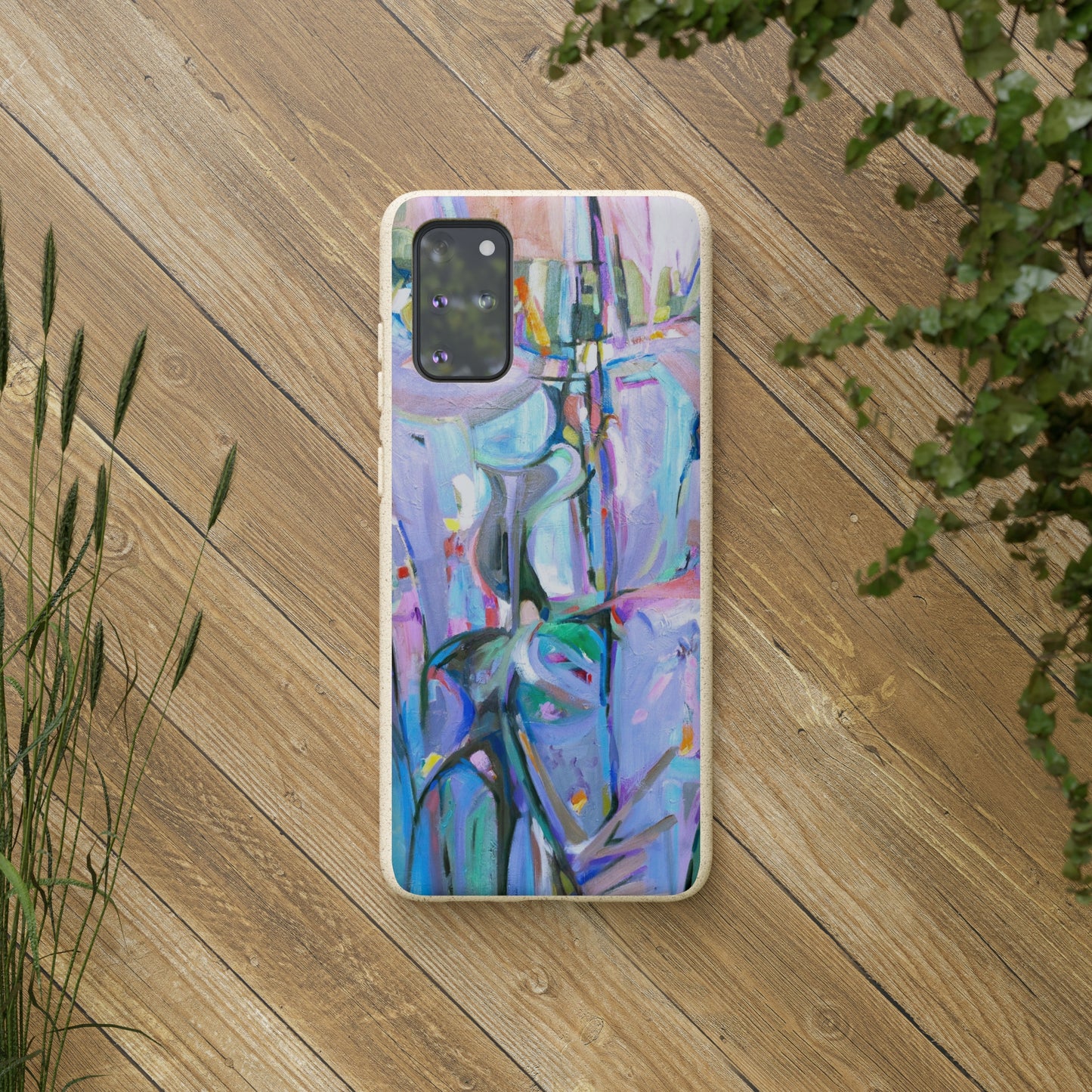 Biodegradable Phone Case with 'Passages' Abstract Original Artwork by Barbara Cleary