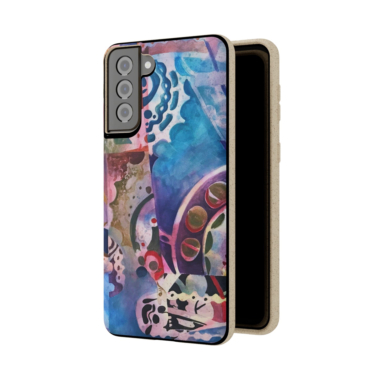 Biodegradable Phone Case with 'Kaleidoscope' Abstract Original Artwork by Barbara Cleary