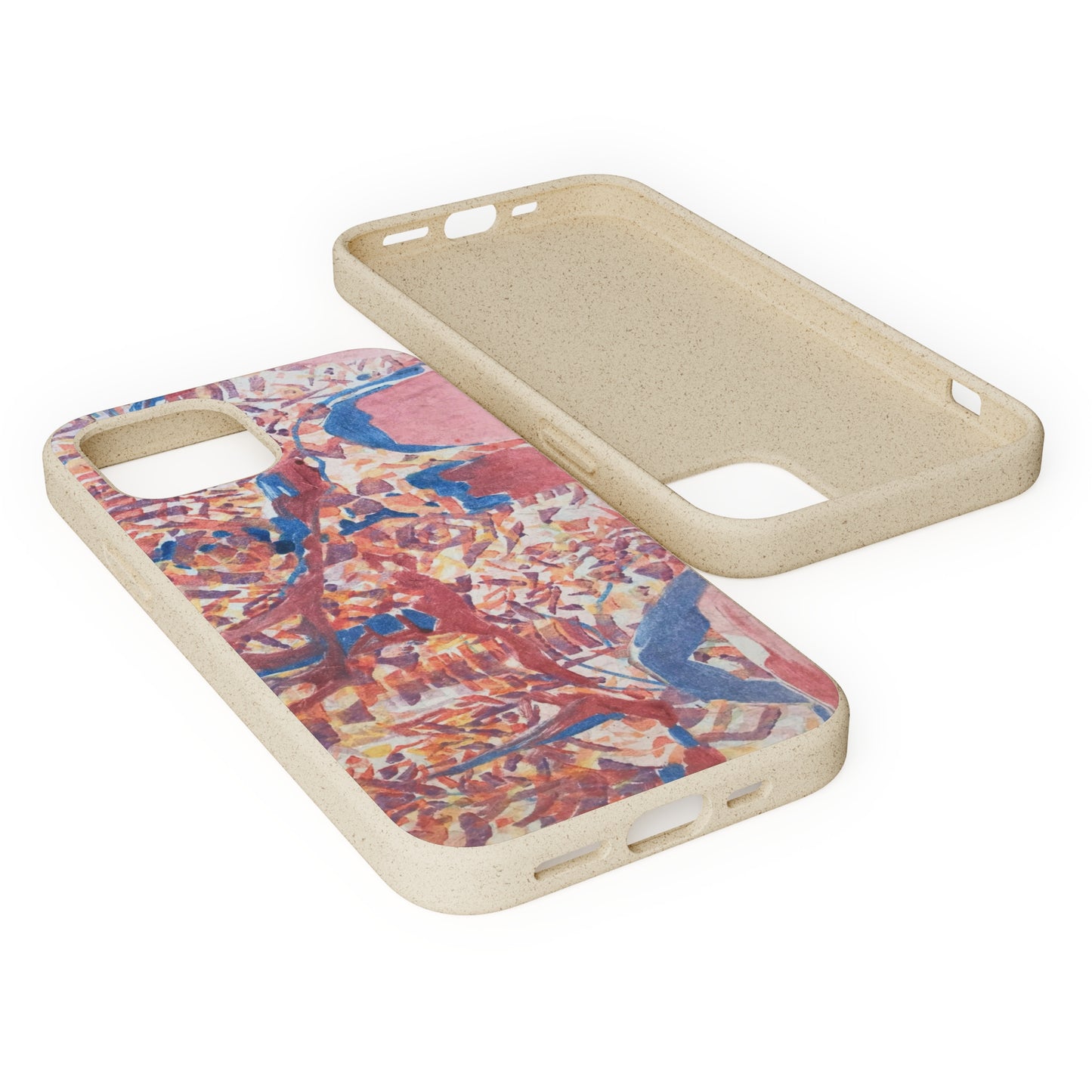 Biodegradable Phone Case with 'Abstract Fusion' Abstract Original Artwork by Barbara Cleary