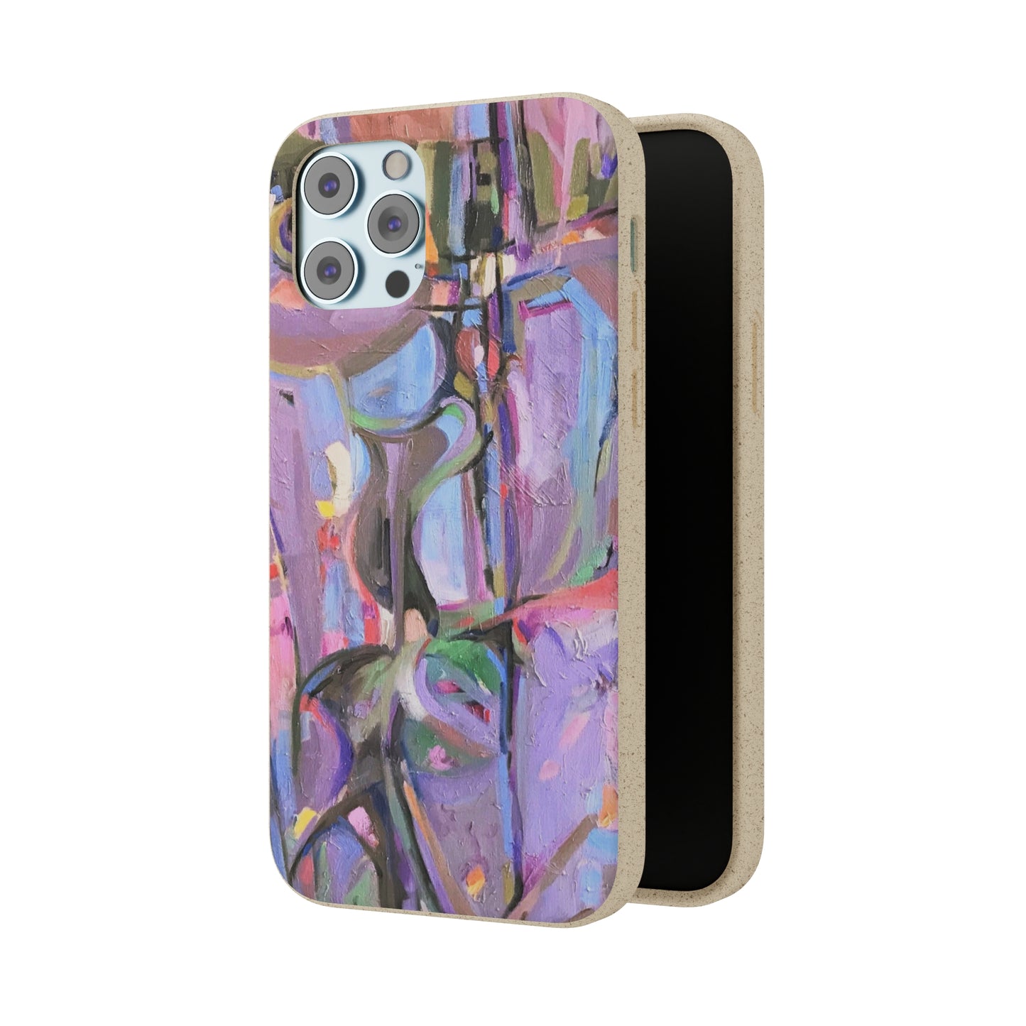 Biodegradable Phone Case with 'Passages' Abstract Original Artwork by Barbara Cleary