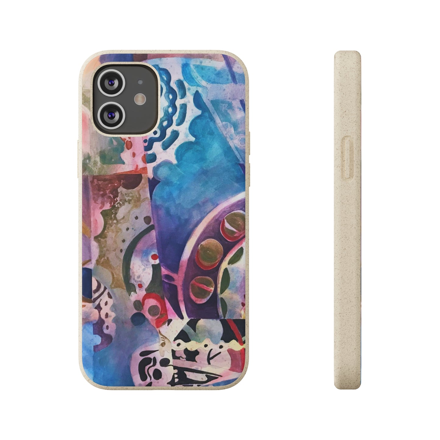 Biodegradable Phone Case with 'Kaleidoscope' Abstract Original Artwork by Barbara Cleary