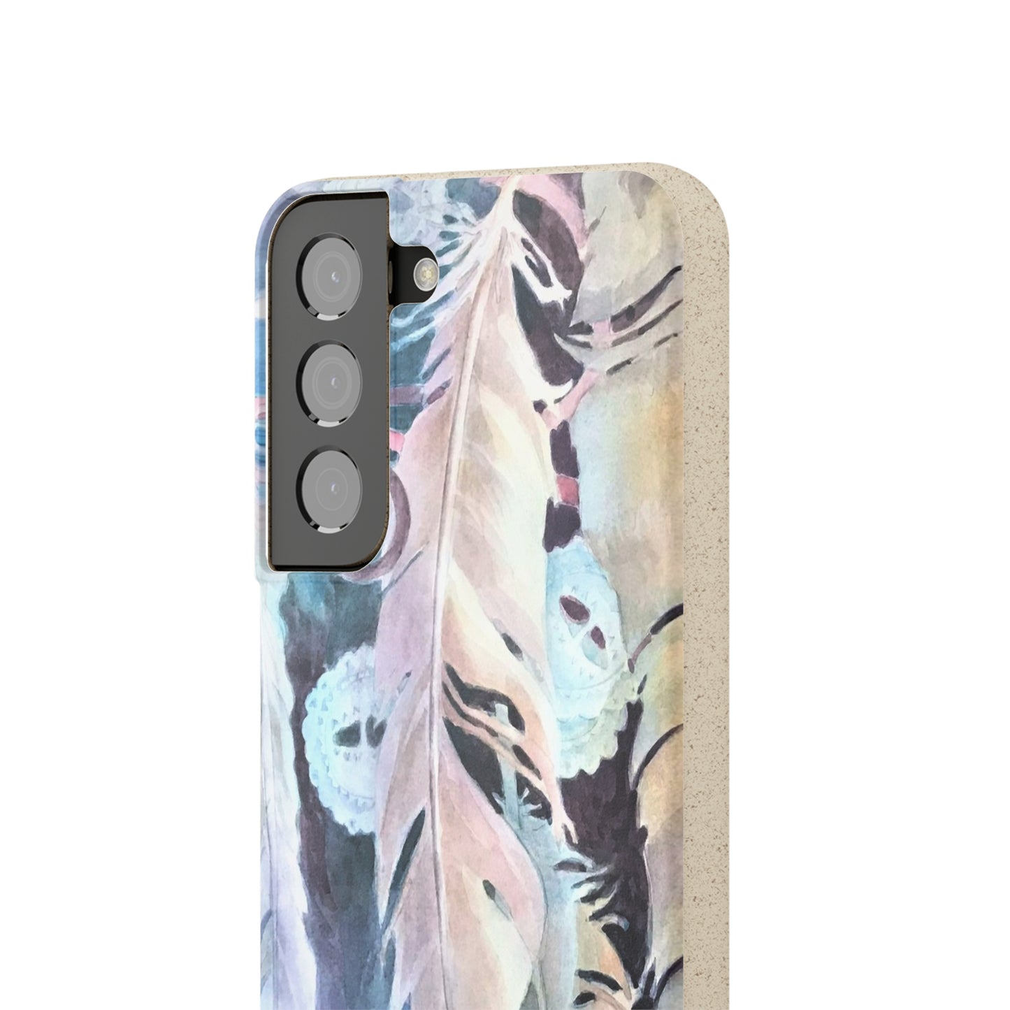 Biodegradable Phone Case with 'Conchos' Watercolor Original Artwork by Barbara Cleary