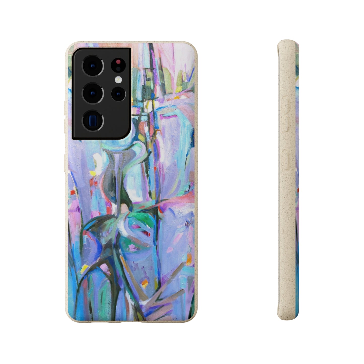 Biodegradable Phone Case with 'Passages' Abstract Original Artwork by Barbara Cleary