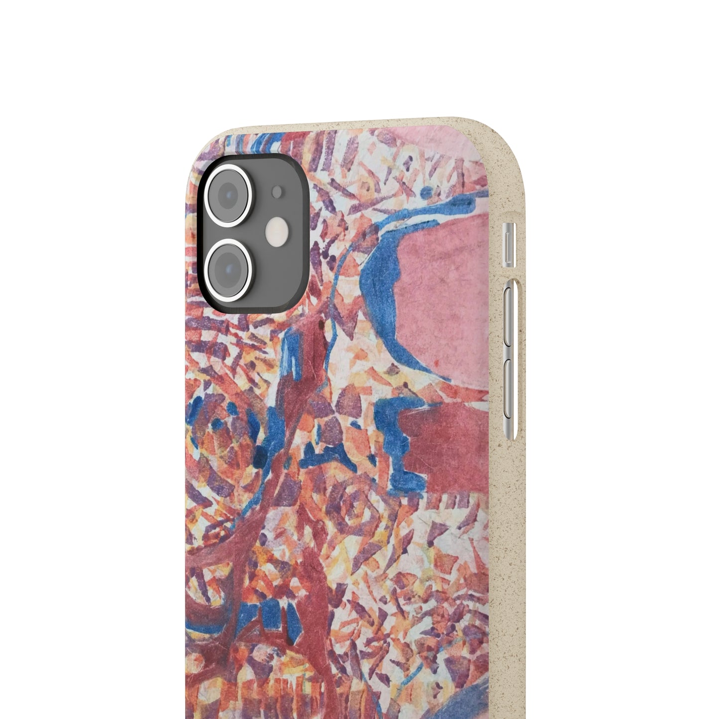 Biodegradable Phone Case with 'Abstract Fusion' Abstract Original Artwork by Barbara Cleary