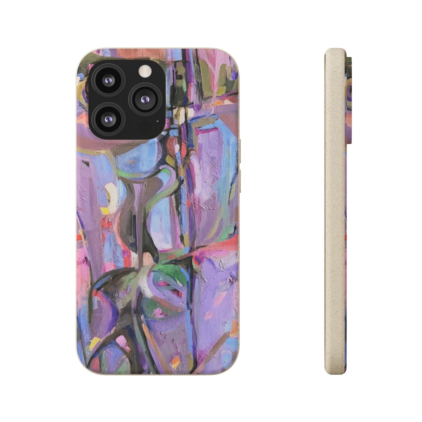 Biodegradable Phone Case with 'Passages' Abstract Original Artwork by Barbara Cleary