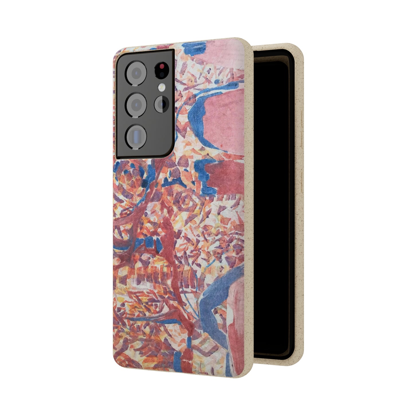 Biodegradable Phone Case with 'Abstract Fusion' Abstract Original Artwork by Barbara Cleary