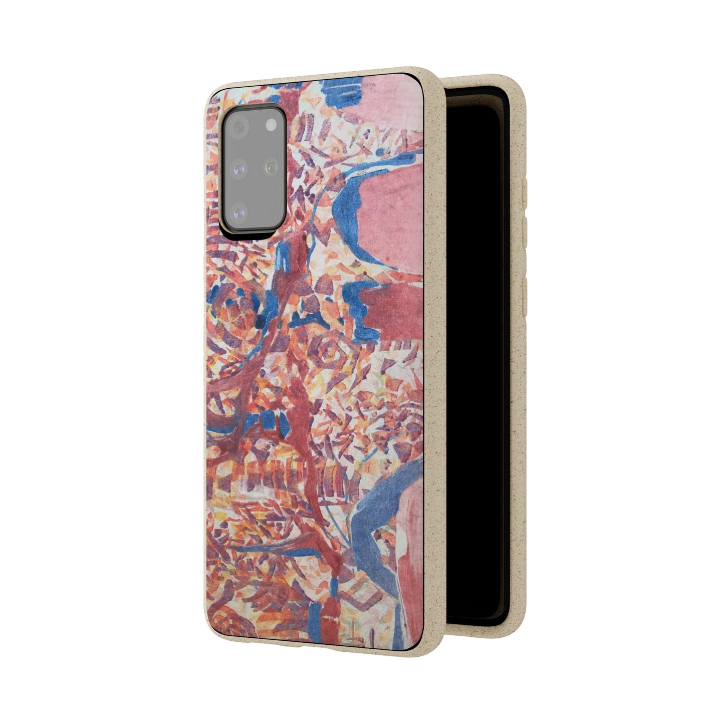 Biodegradable Phone Case with 'Abstract Fusion' Abstract Original Artwork by Barbara Cleary