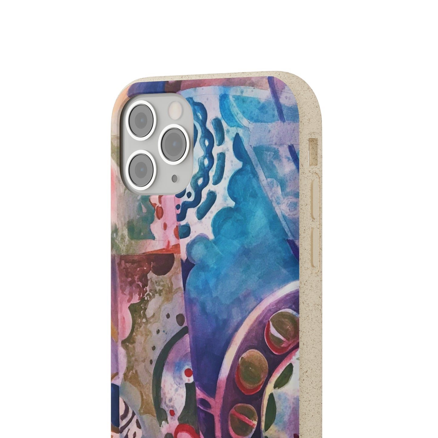 Biodegradable Phone Case with 'Kaleidoscope' Abstract Original Artwork by Barbara Cleary