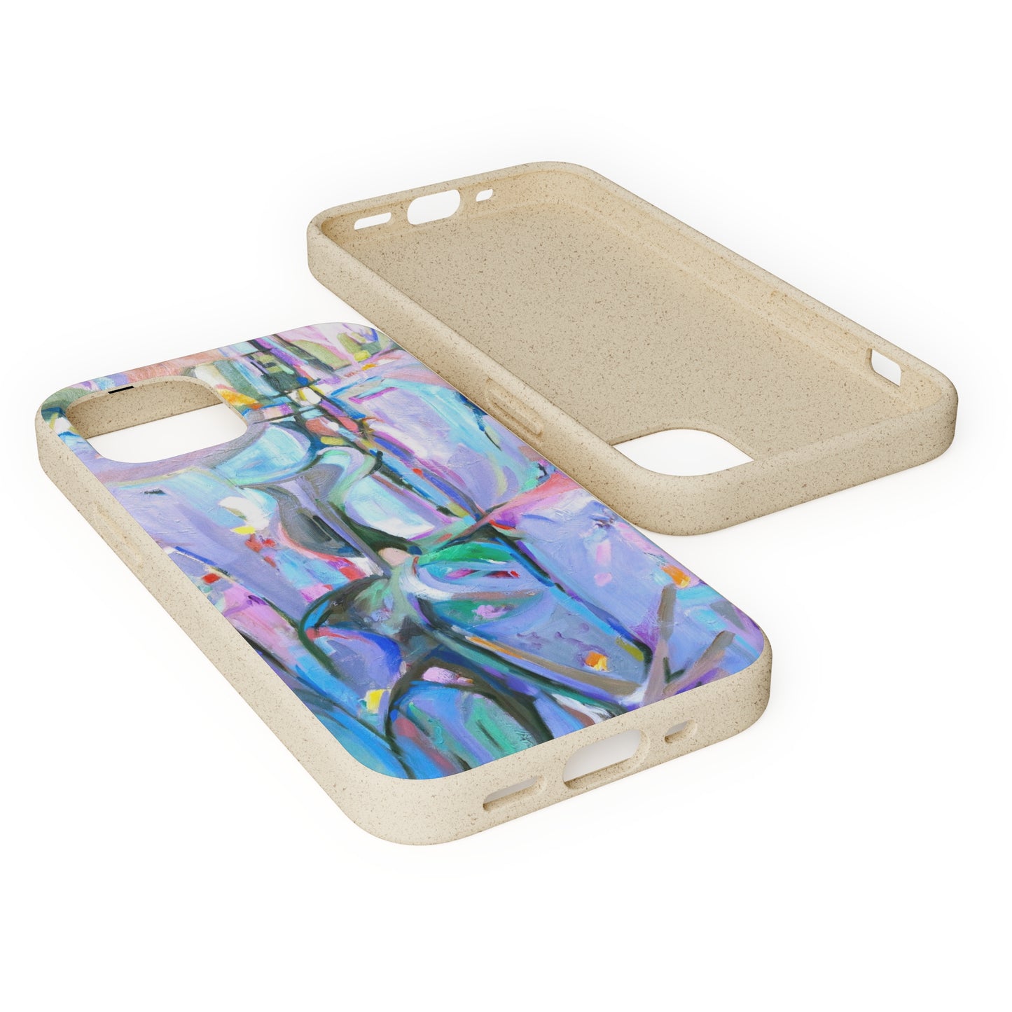 Biodegradable Phone Case with 'Passages' Abstract Original Artwork by Barbara Cleary