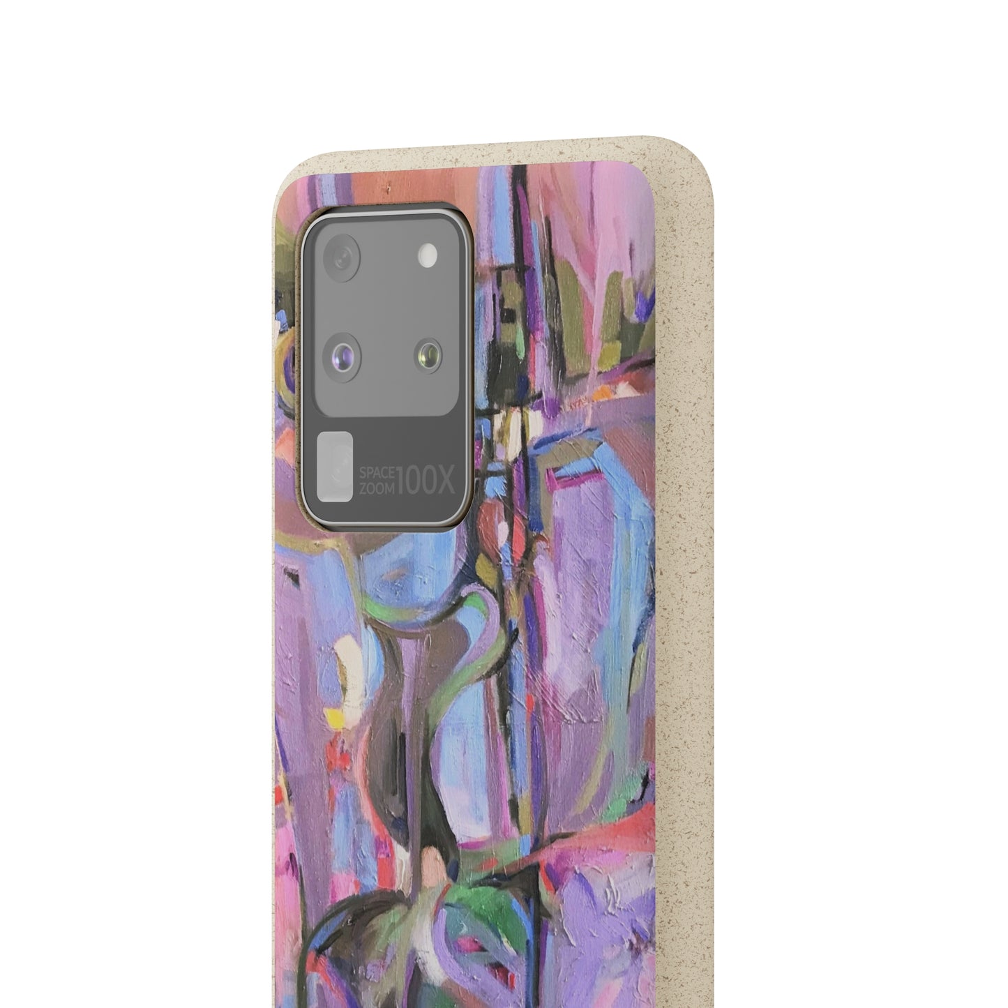 Biodegradable Phone Case with 'Passages' Abstract Original Artwork by Barbara Cleary